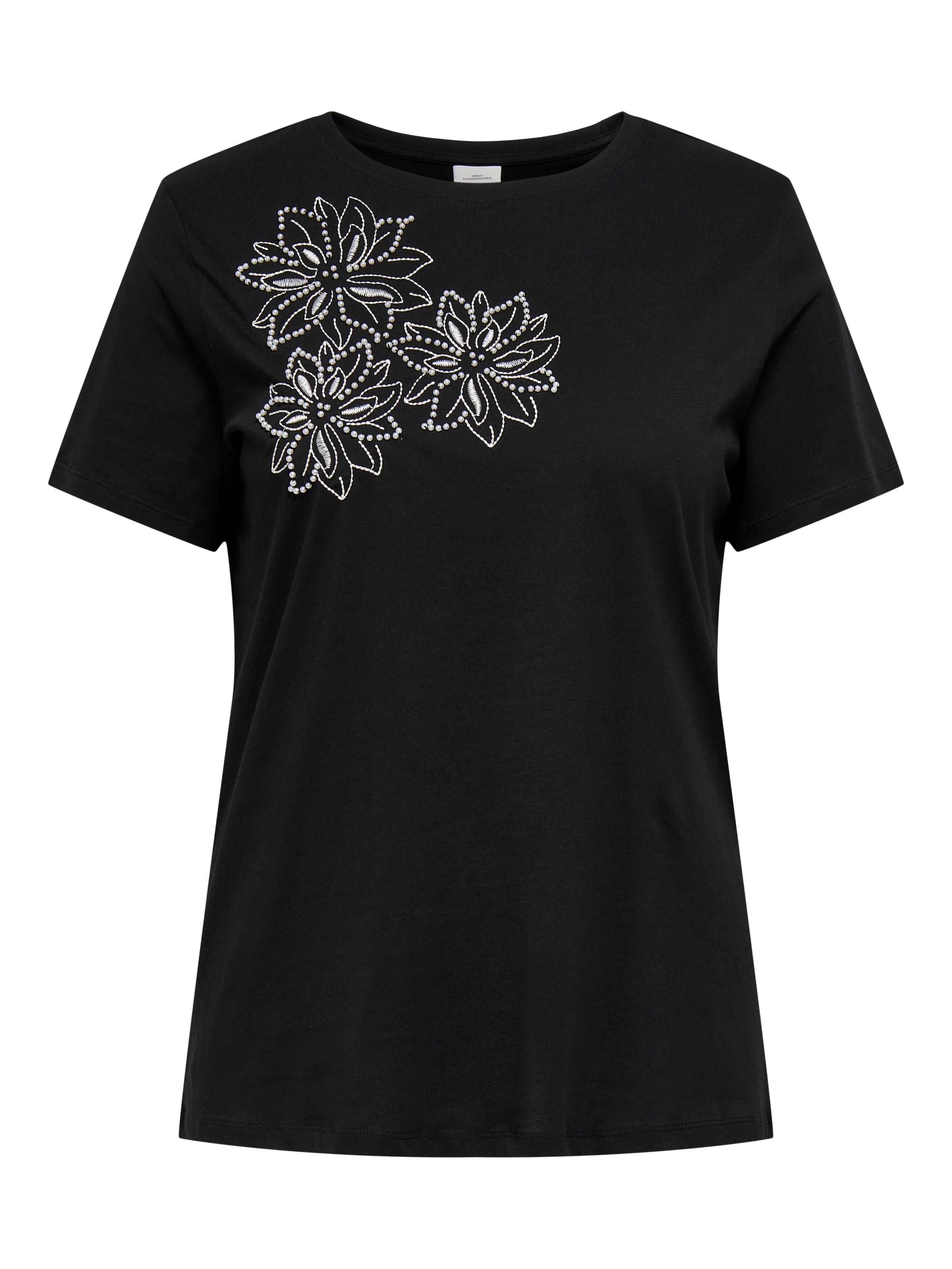 ONLY CARMAKOMA Rundhalsshirt »CARTIMON LIFE S/S O-NECK REG FIT TEE JRS«