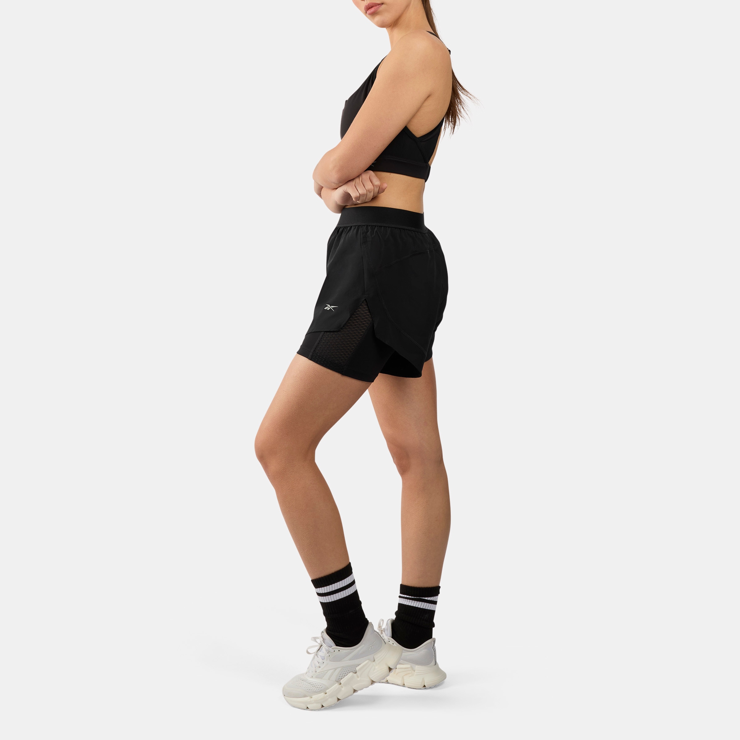 Reebok Laufshorts »RUNNING 2 IN 1 SHORT«  sportlicher Stil, für Laufaktivitäten, für Sportmode und Freizeit