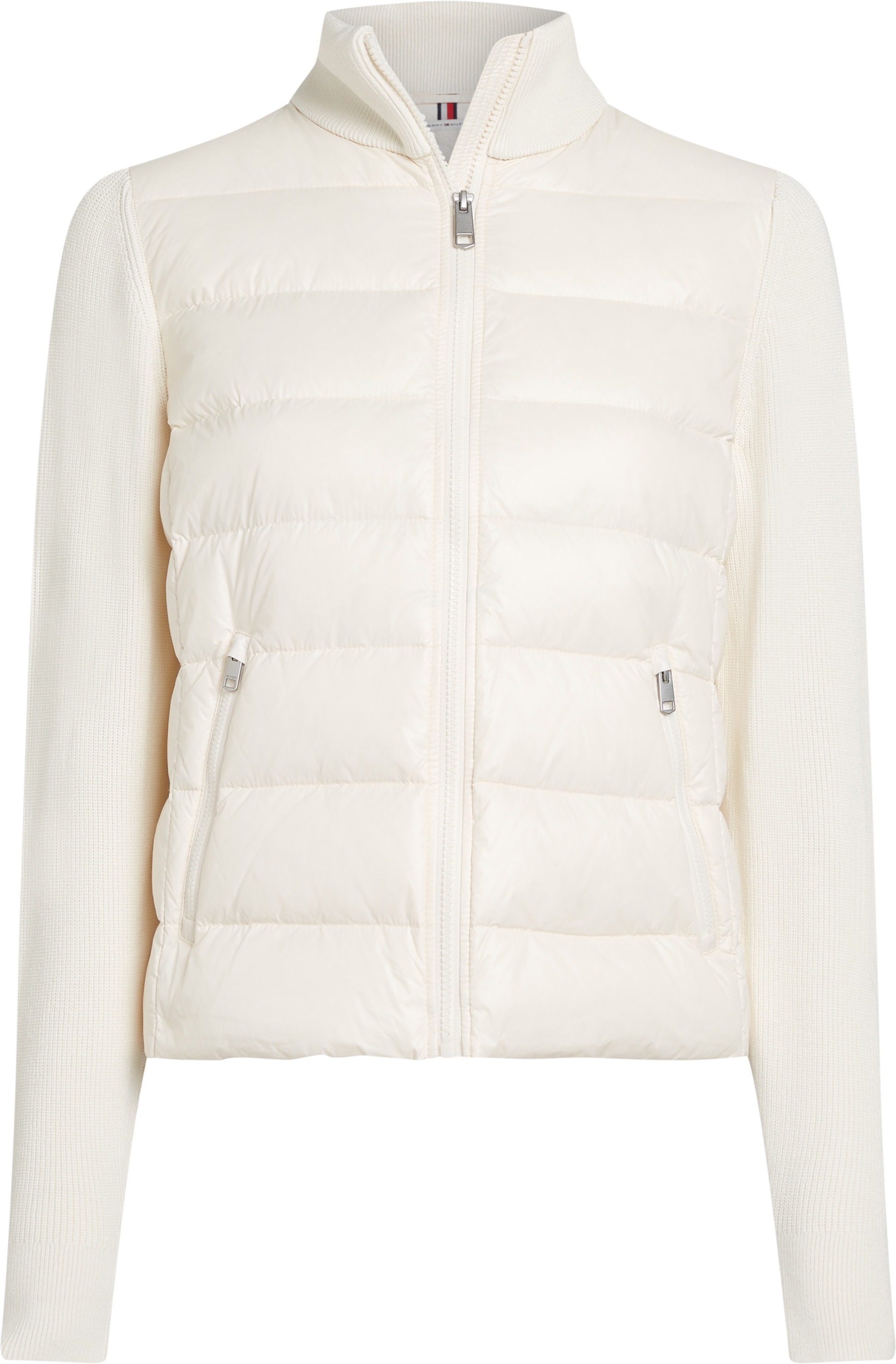Tommy Hilfiger Steppjacke »LW DOWN FEMININE GLOSS KNIT JKT«, mit leichter Wattierung