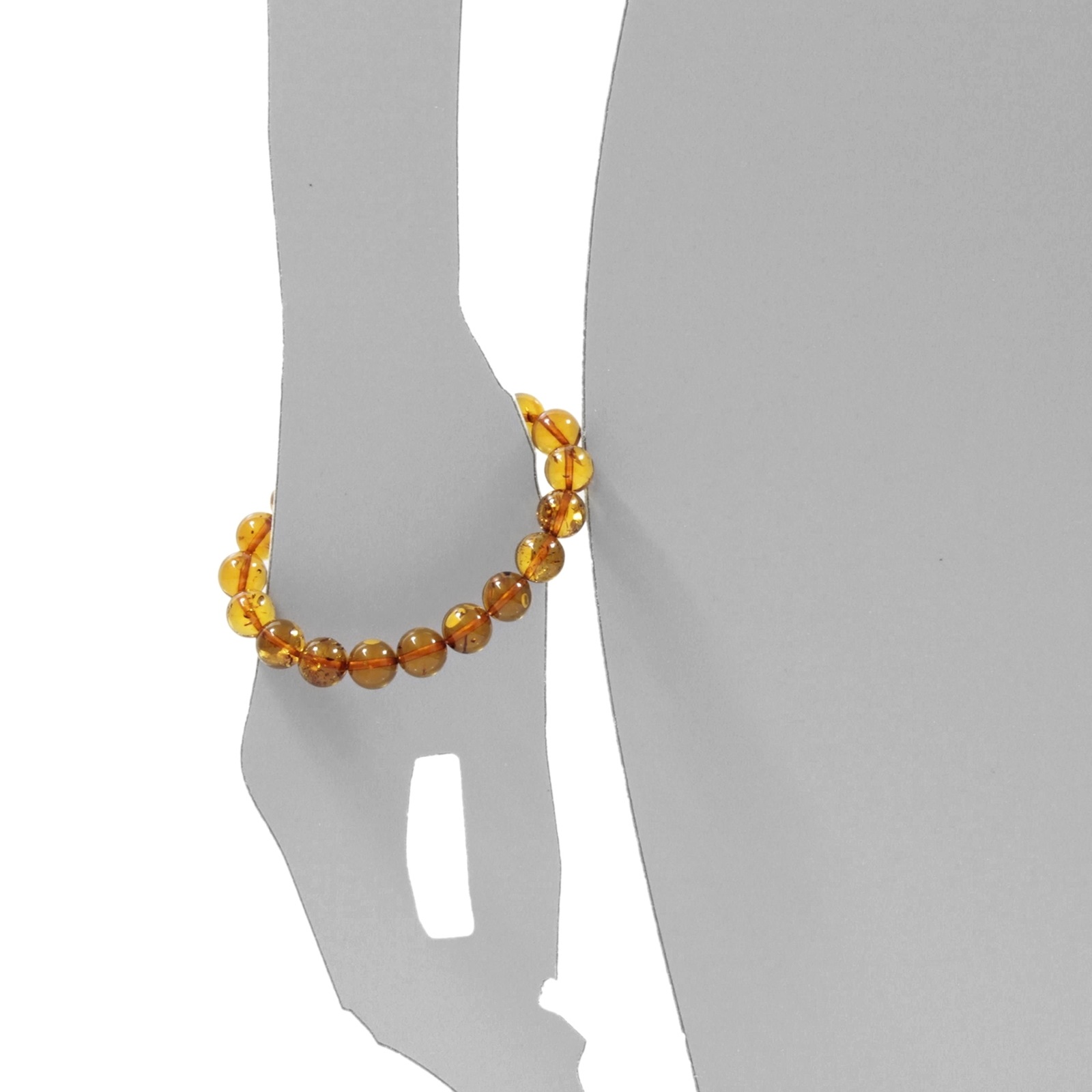 OSTSEE-SCHMUCK Armband »- Kugel 11 mm - Bernstein -,«
