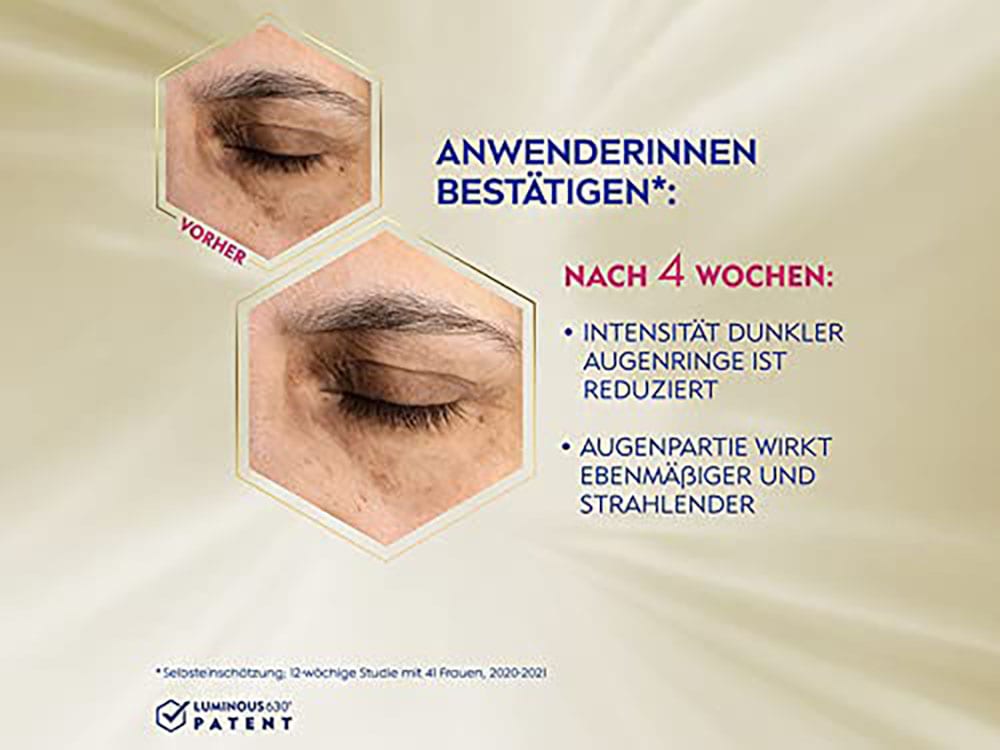 Nivea Augencreme »LUMINOUS630 Anti-Pigmentflecken Augenpflege, Anti-Aging-Augencreme«, Anti-Aging-Augencreme