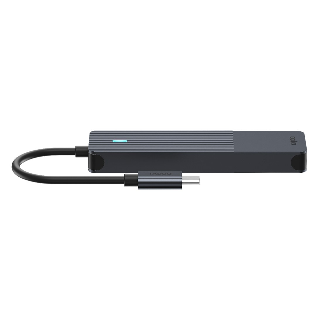 Rapoo USB-Adapter »UCH-4001 USB-C Hub, USB-C auf USB-A, Grau«, USB-C zu USB 3.2 Gen 1 Type A, 17 cm