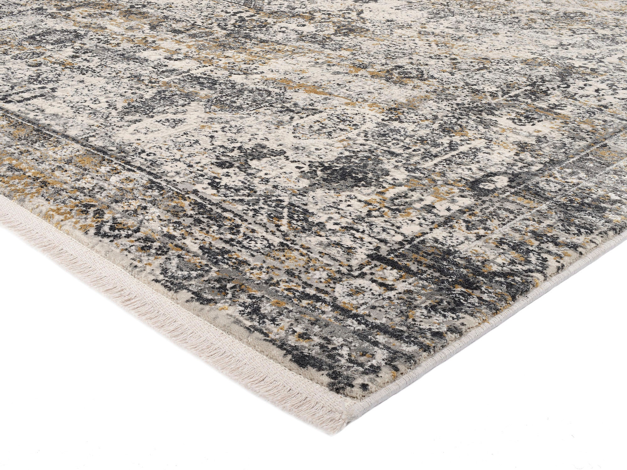 OCI DIE TEPPICHMARKE Teppich »Tradi«, rechteckig, 8 mm Höhe, Glanz Viskose, mit Fransen, Wohnzimmer