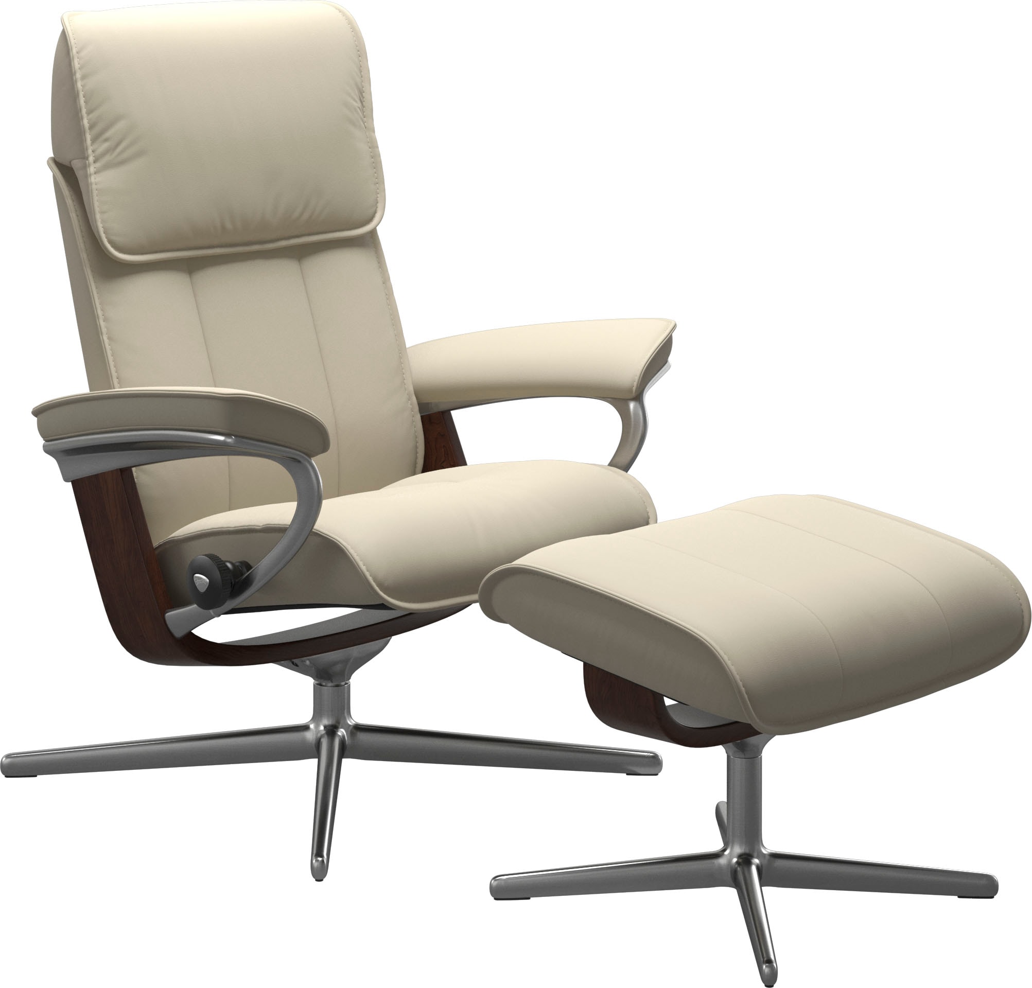 Stressless® Relaxsessel »Admiral«, mit Cross Base, Größe M & L, Holzakzent Braun