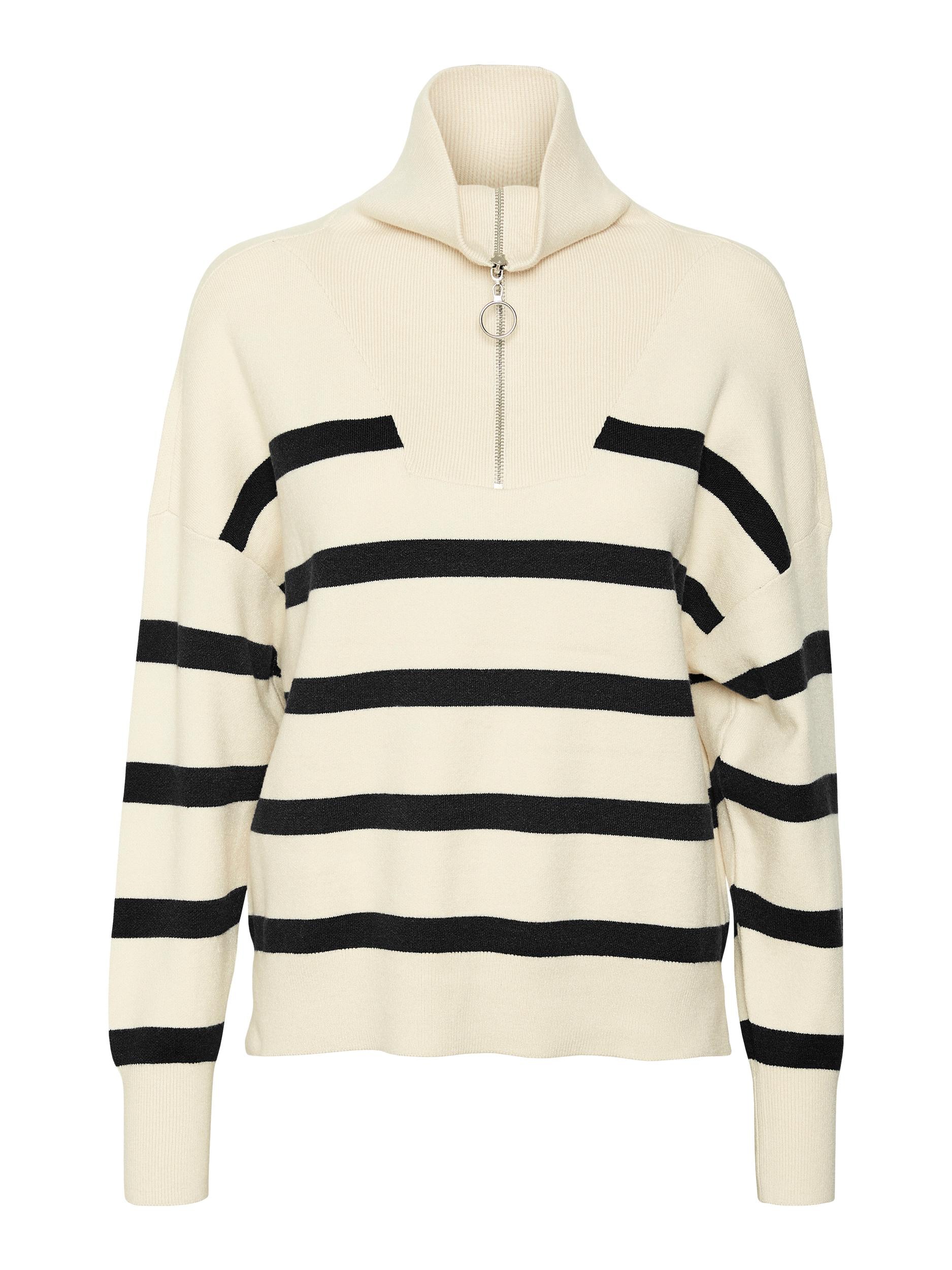 Vero Moda Troyer »VMSABA STRIPE LS HIGHNECK BLOUSE GA NOOS«