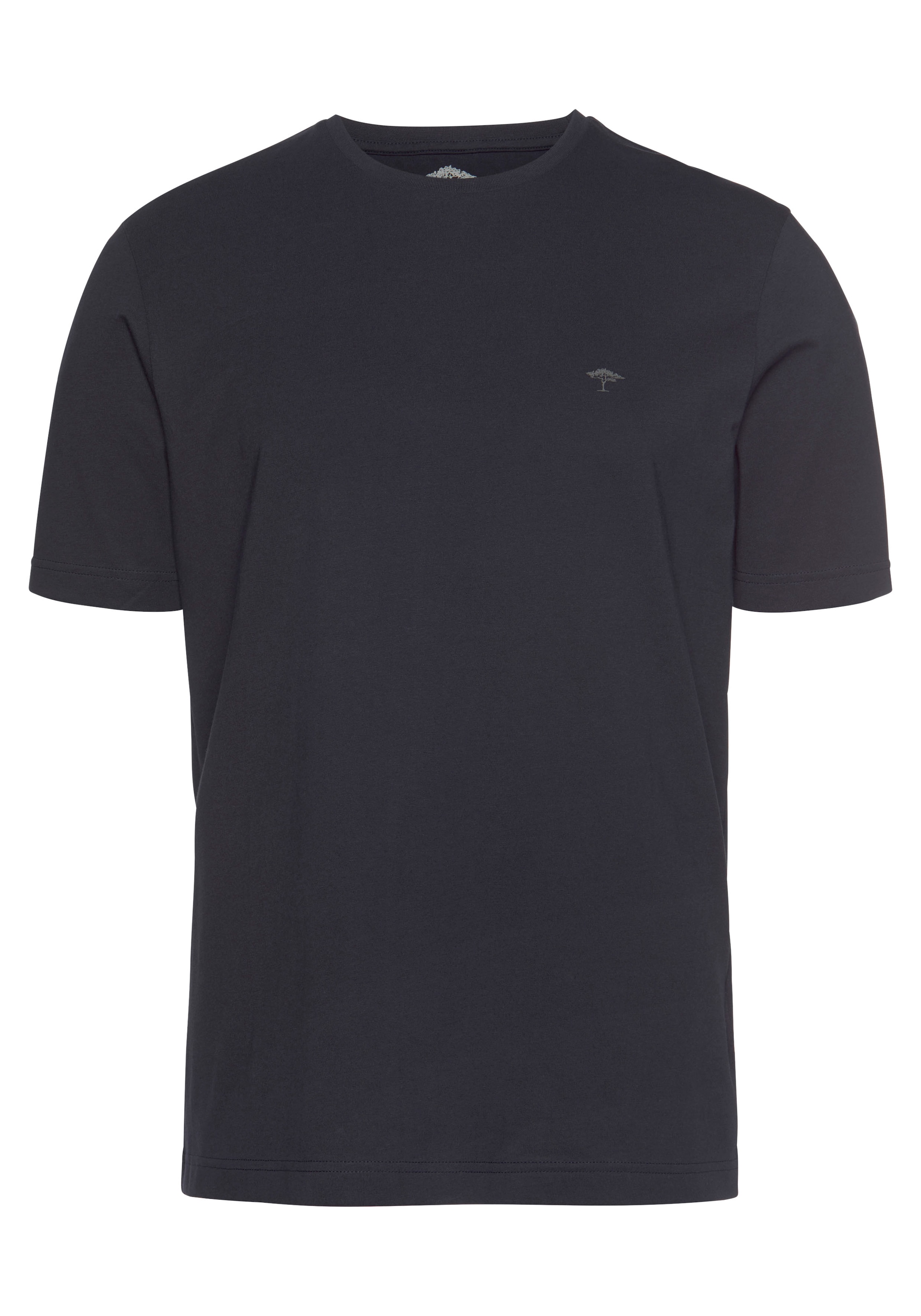 FYNCH-HATTON T-Shirt, mit Rundhals und Logo-Stickerei