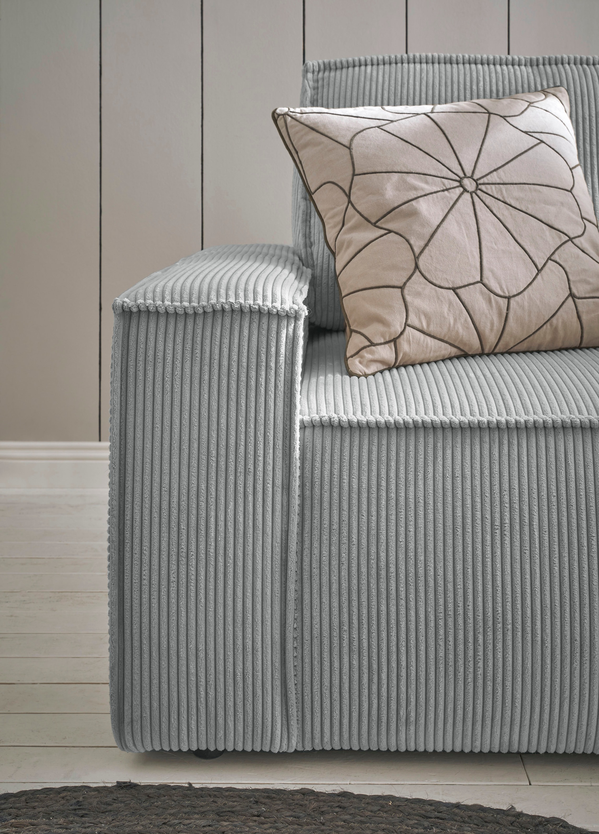 Home affaire Sessel »SHERWOOD«, Loveseat und Hocker im Set, passend zur Polster-Serie SHERWOOD