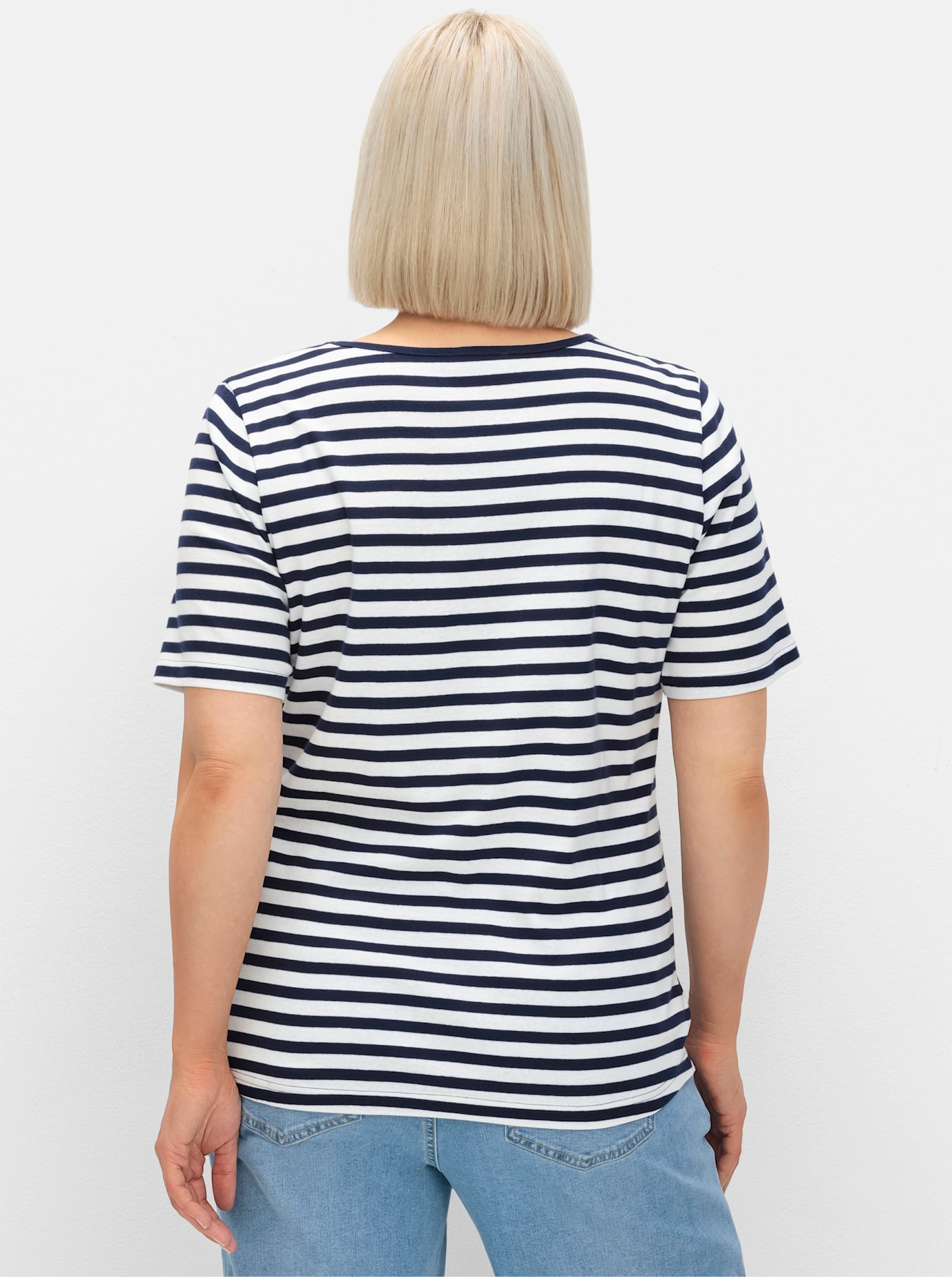 Sheego Kurzarmshirt »T-Shirt« 1 Stk.