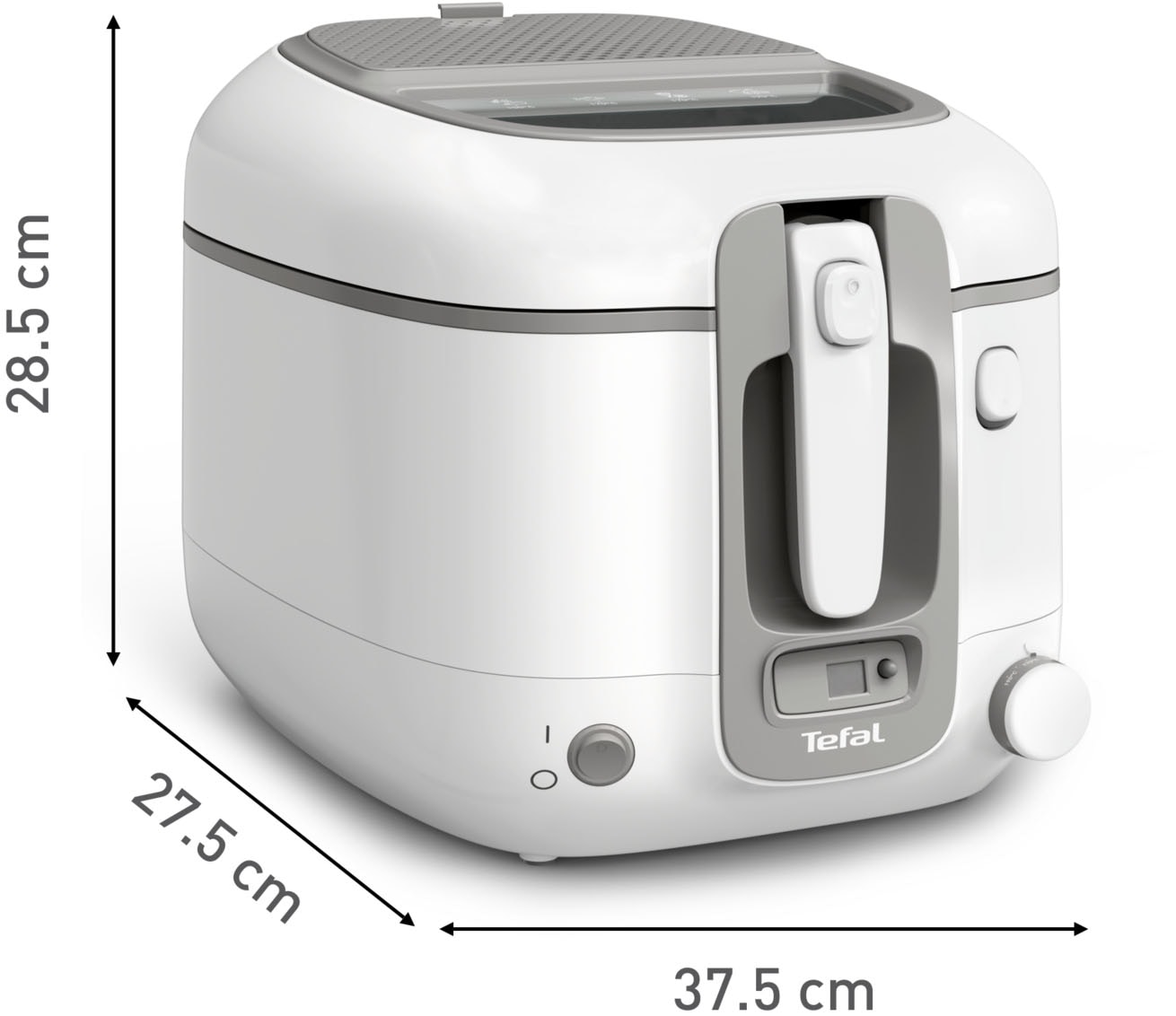 Tefal Fritteuse »FR3141 Super Uno« 1800 W Fassungsvermögen 2,2 l einstellbarer Thermostat, leichte Anwendung & Reiningung, FR3141