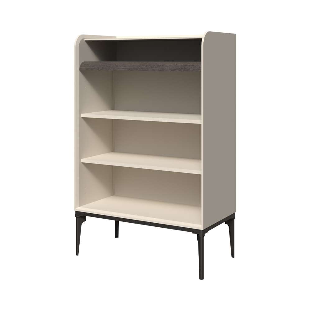 INOSIGN Highboard »Sofy  Sideboard, Kommode, Anrichte, Schrank« UV lackiert, Soft Close Funktion, Metallgestell in Anthrazit Dekor