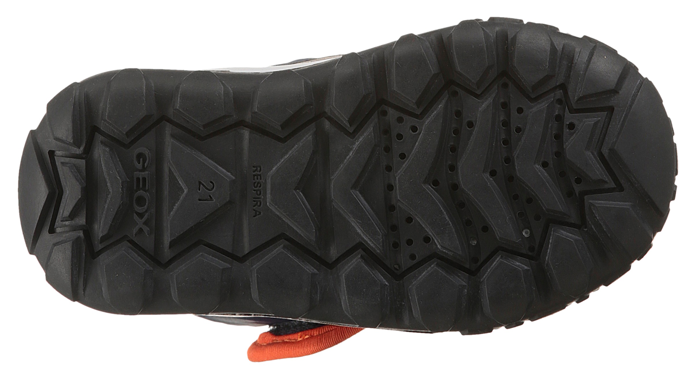 Geox Winterstiefel »B TREKKYUP BOY B ABX«  Snowboots, Klettschuh mit Warmfutter, Größenschablone zum Download