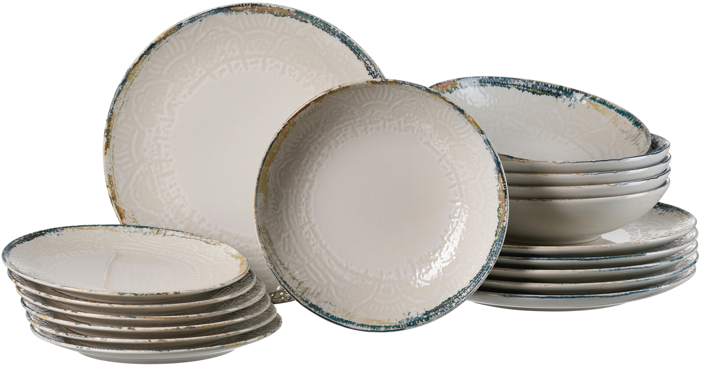 Ritzenhoff & Breker Teller-Set Alfonso 18er Set