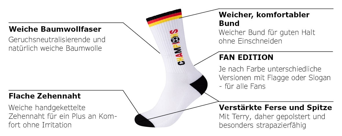 Camano Tennissocken