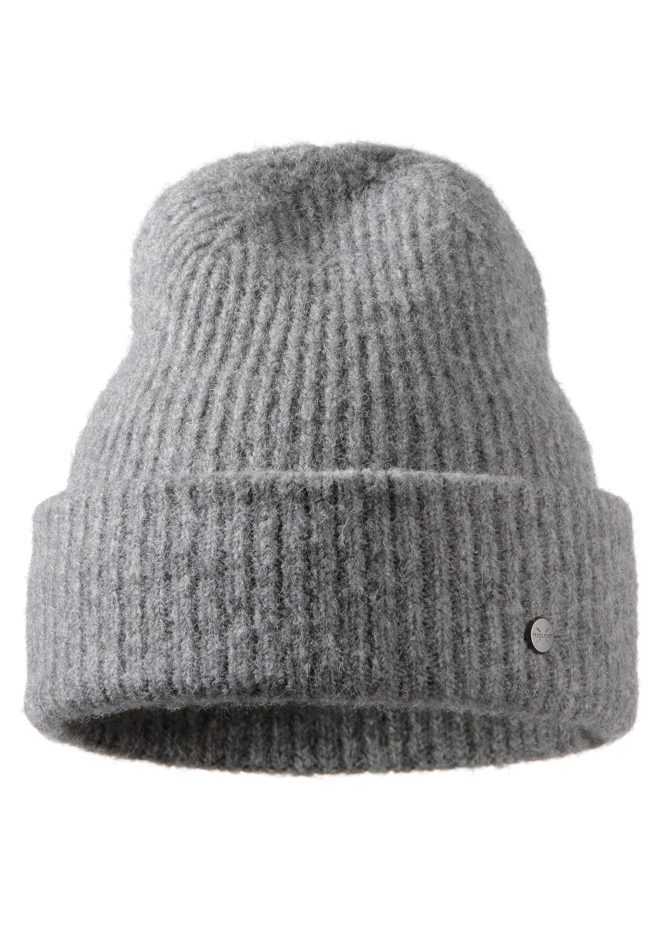 PEARLWOOD Strickmütze »ZOE« Feinripp, wärmend, breiter Umschlag