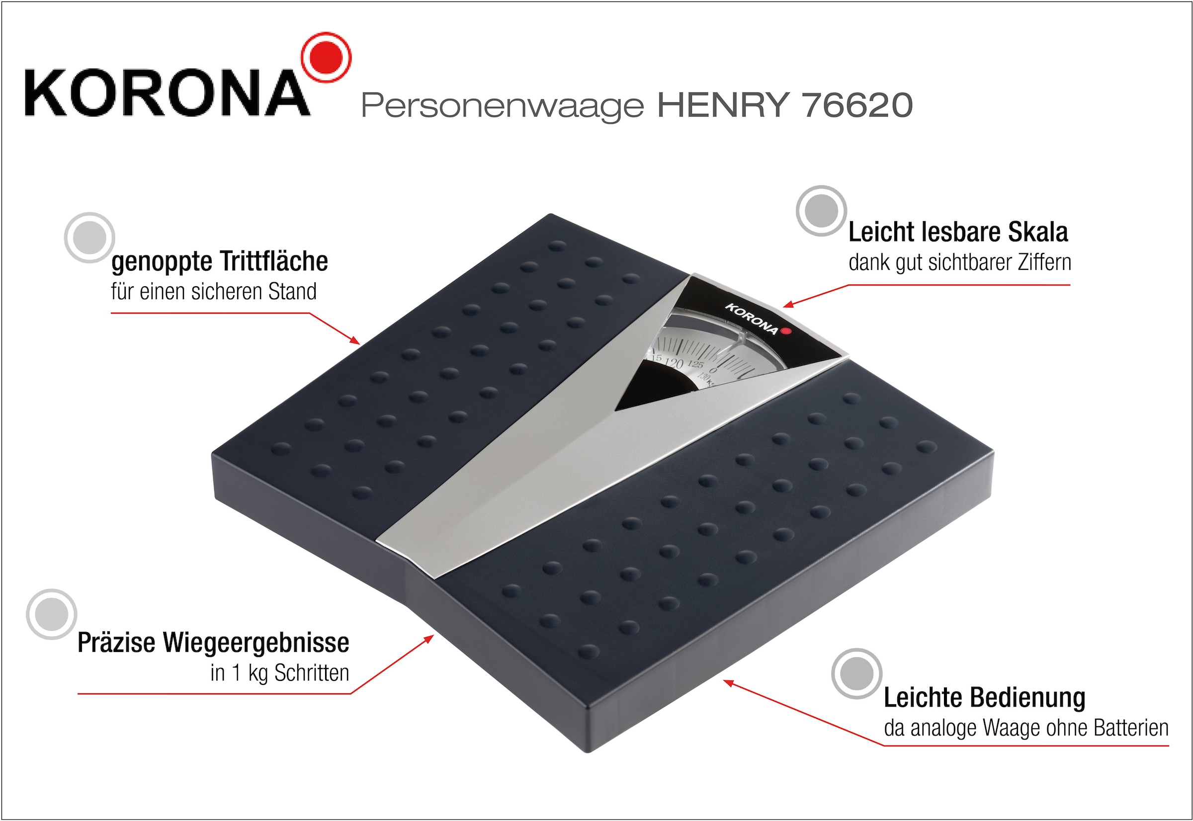 KORONA Personenwaage »76620 Henry«