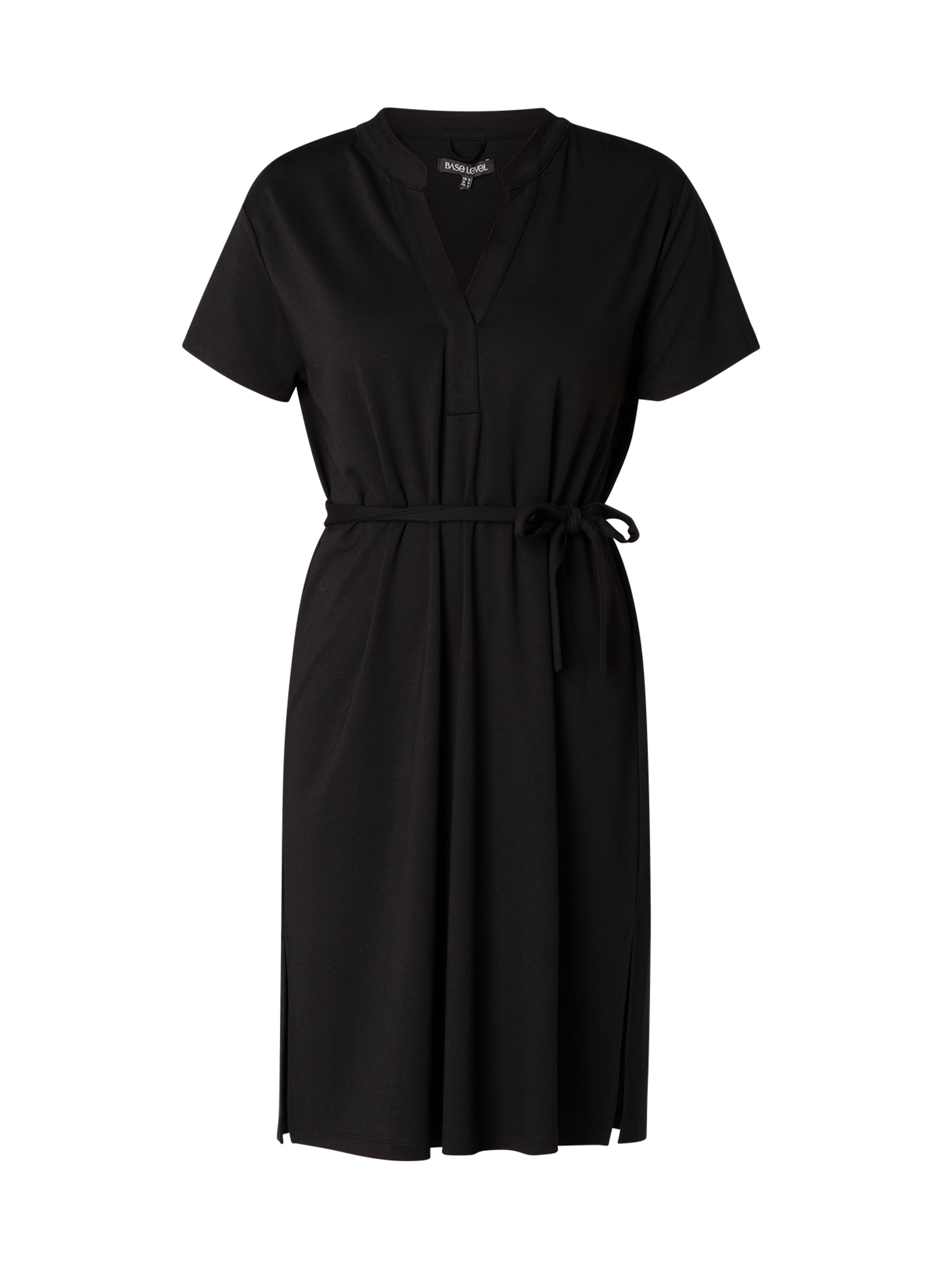 Base Level Curvy Sommerkleid, mit Bindegürtel