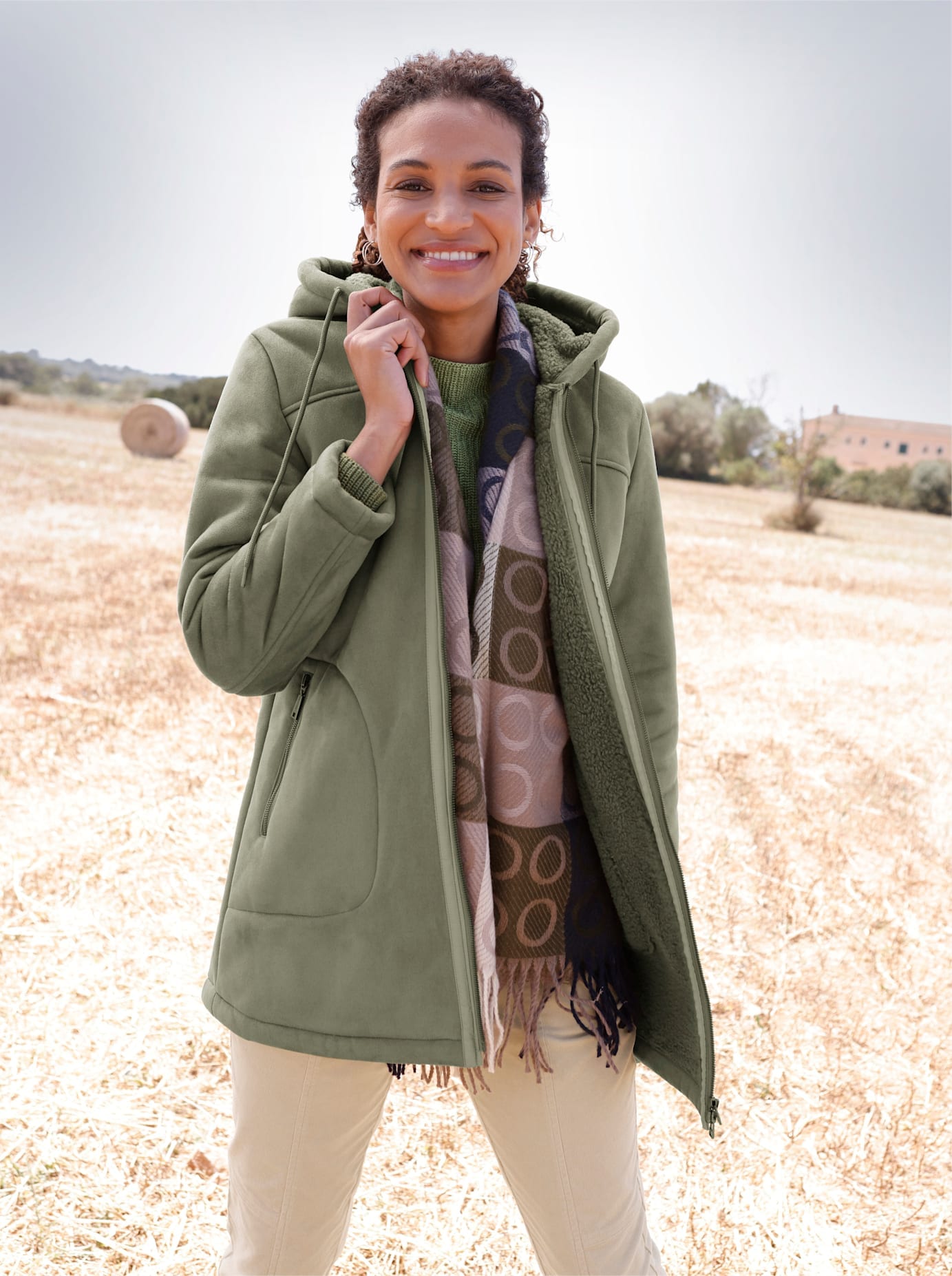 Casual Looks Outdoorjacke mit Kapuze