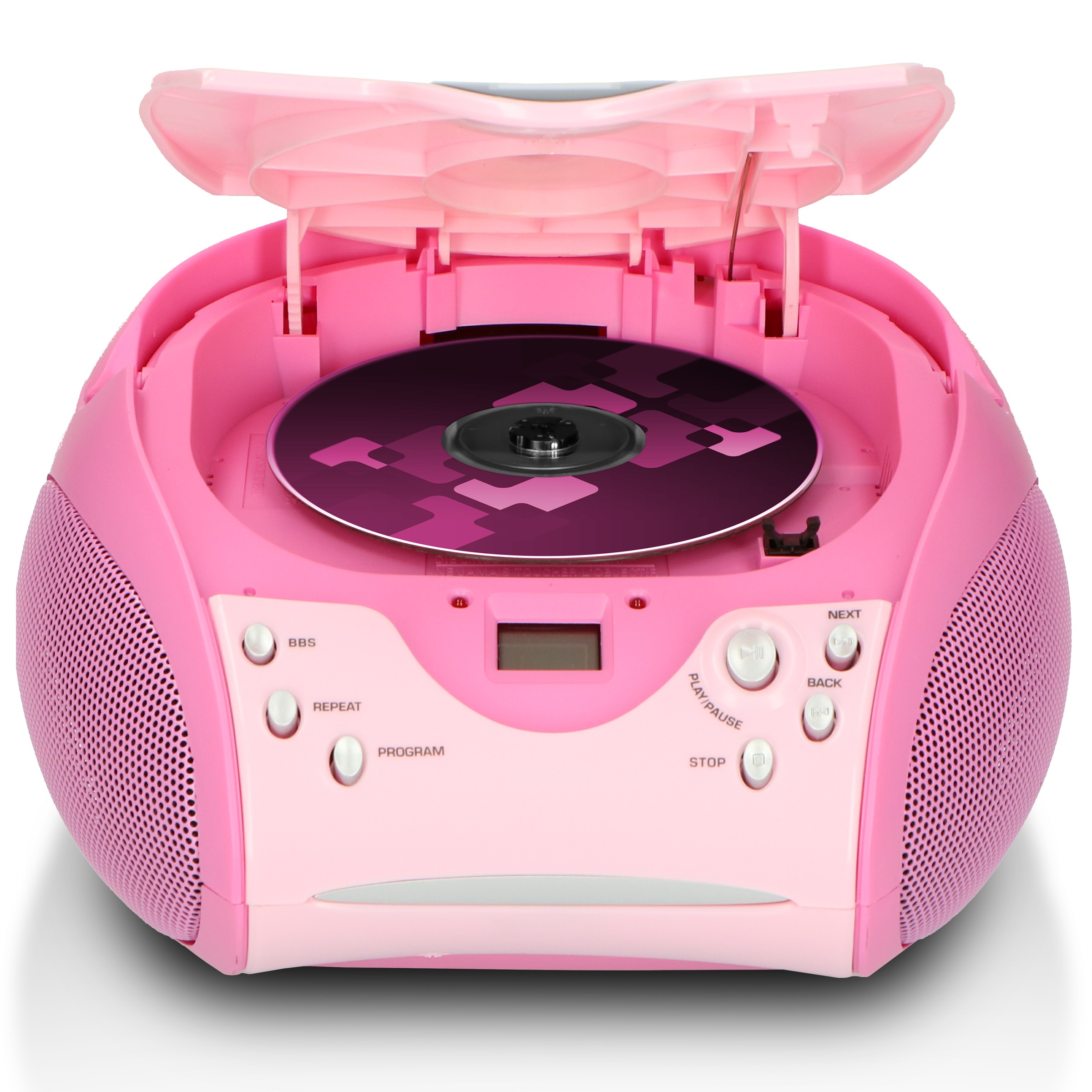 Lenco Boombox »SCD-24«, (FM-Tuner 2 W), batteriebetrieb möglich