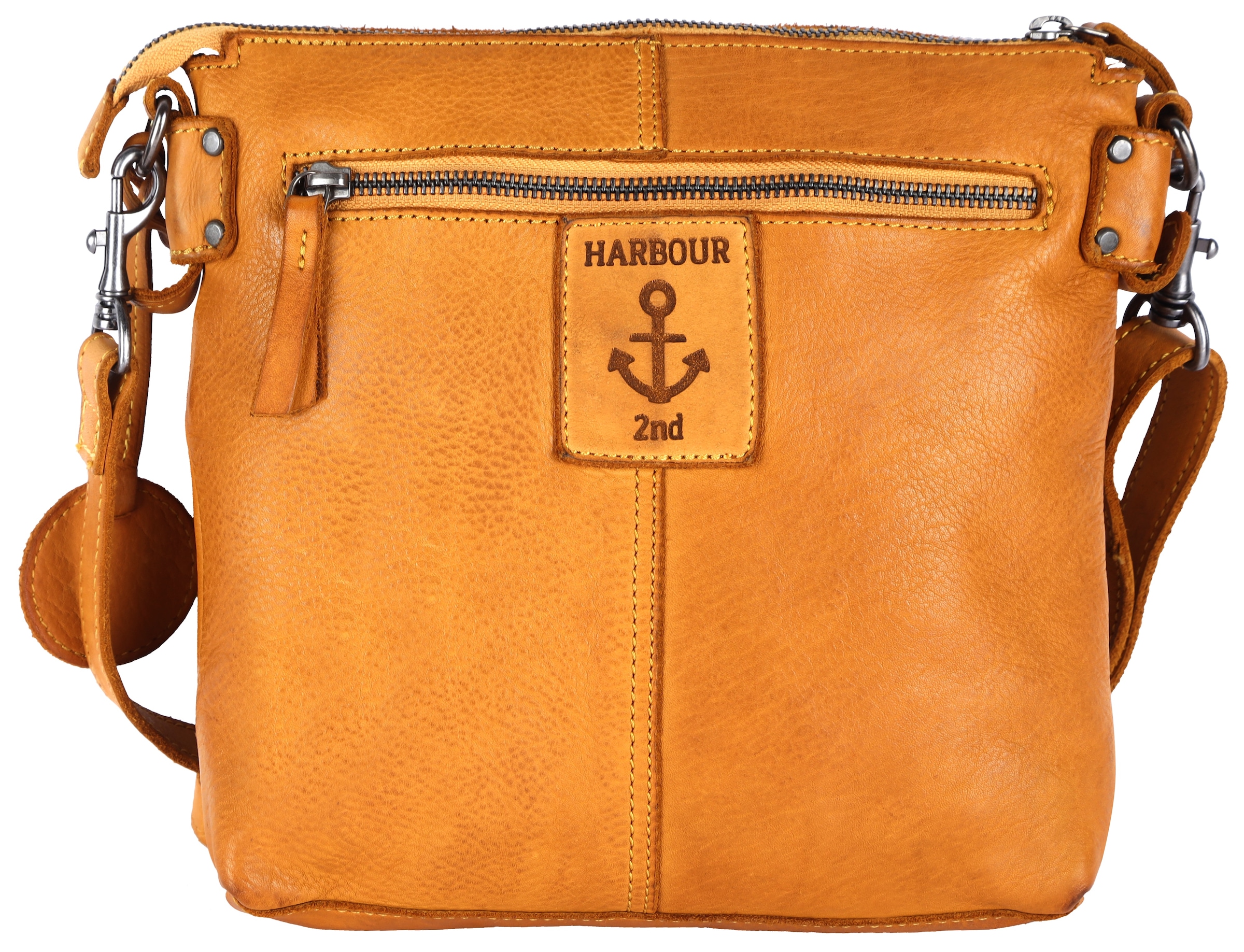 HARBOUR 2nd Handtasche »Isalie2«, Umhängetasche Tasche Damen mit Anker Anhänger