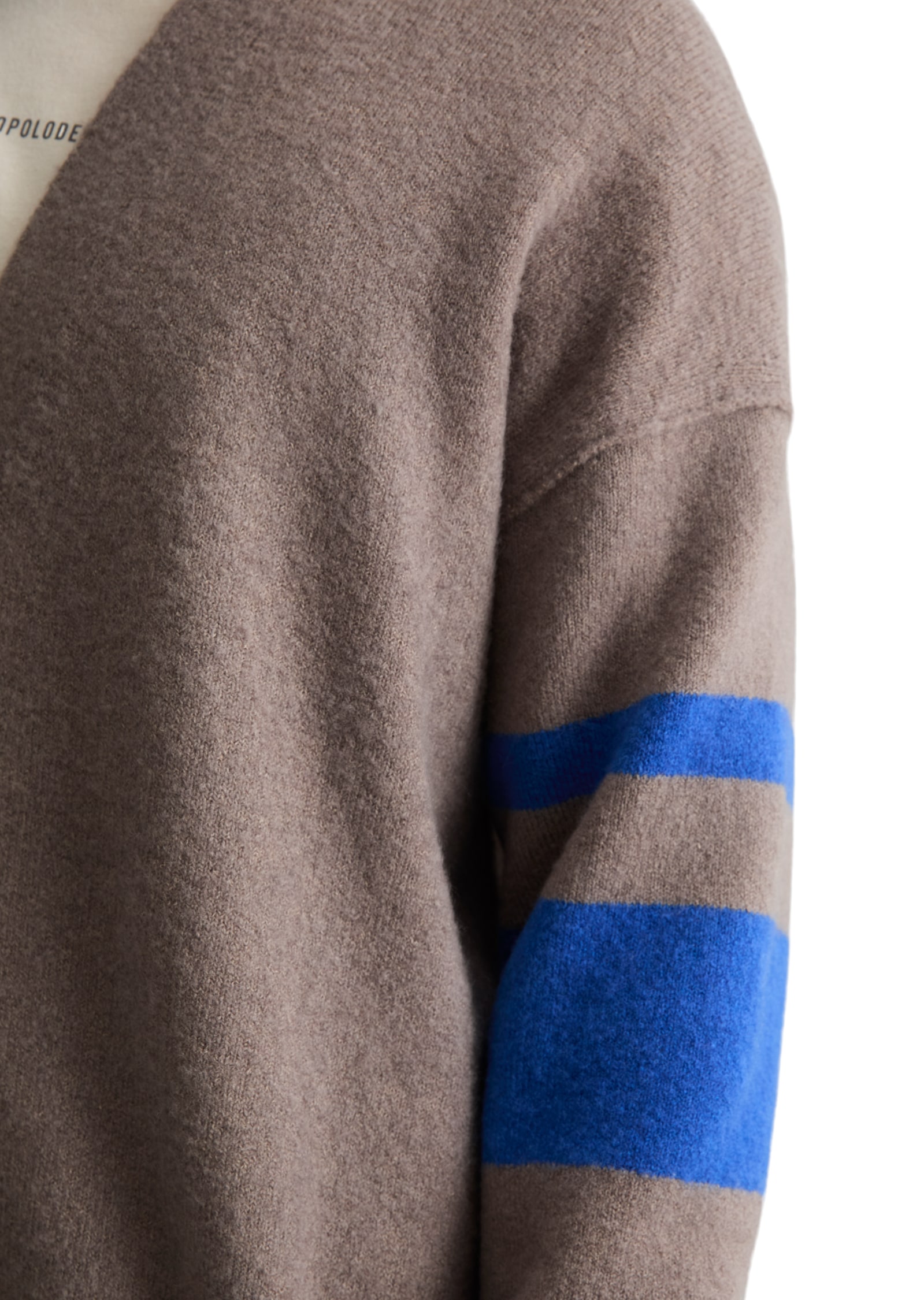 Marc O'Polo DENIM Strickjacke oversized aus weichem Schurwoll-Mix