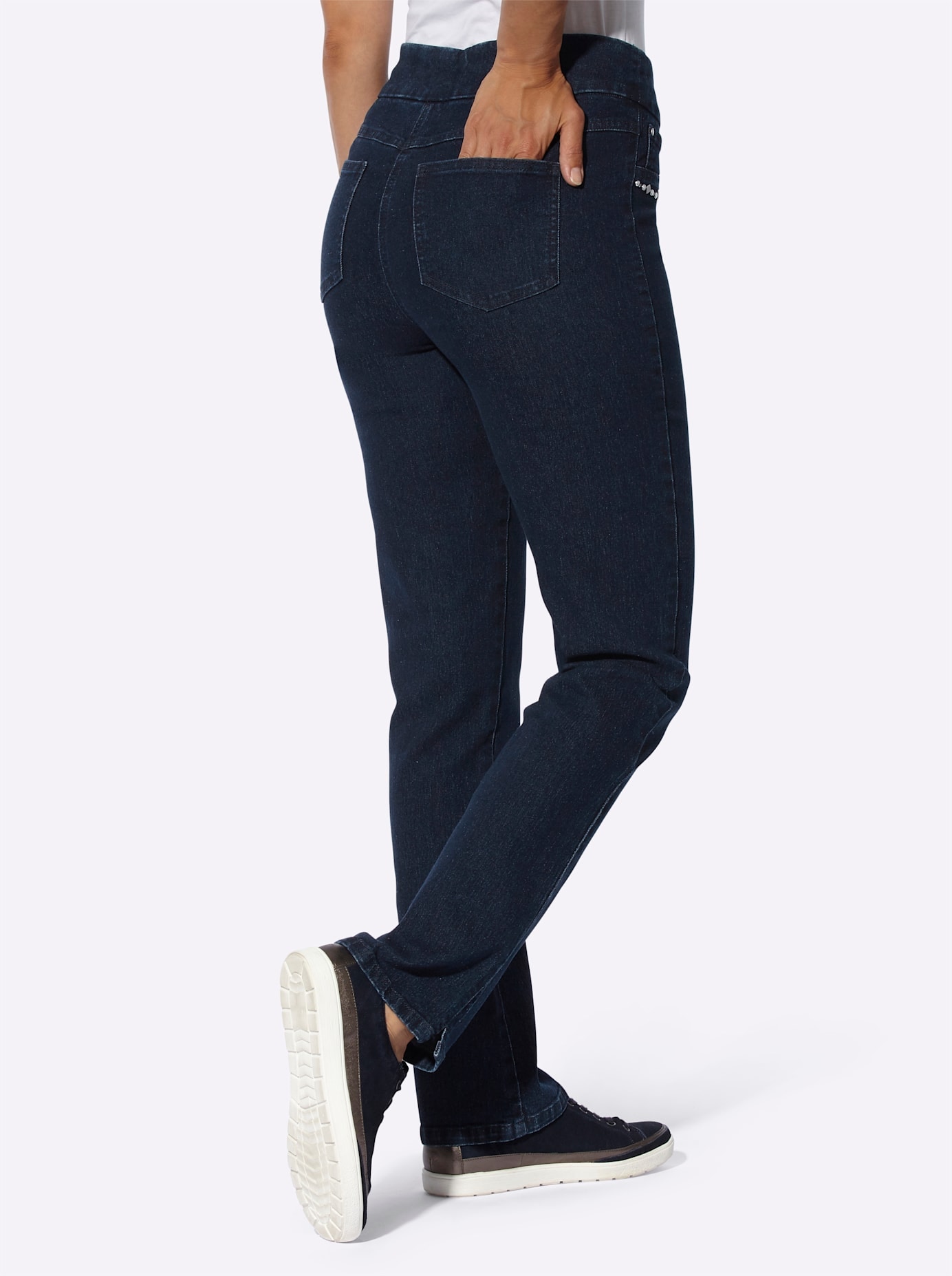 Casual Looks Schlupfjeans, (1 tlg.)