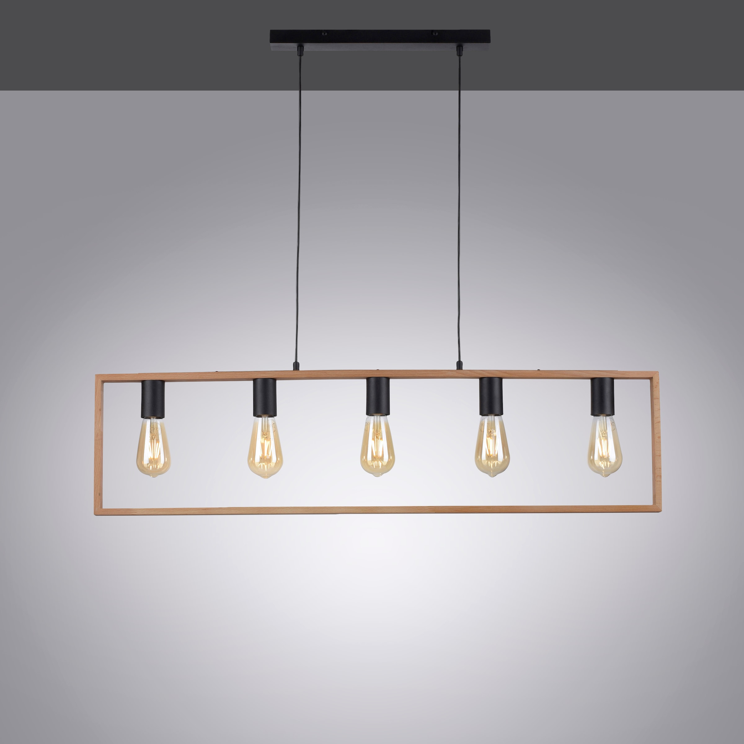 JUST LIGHT Pendelleuchte »FRANKY« E27 1 Stk. ExklusiveE27