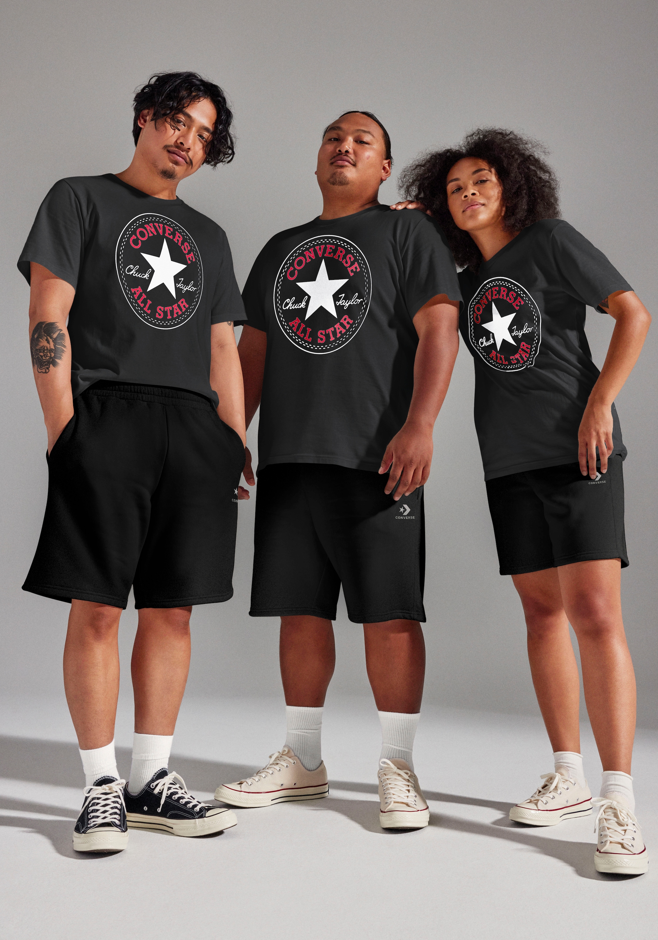 T-Shirt »CONVERSE GO-TO ALL STAR PATCH STANDARD-FIT T-SHIRT«, Unisex