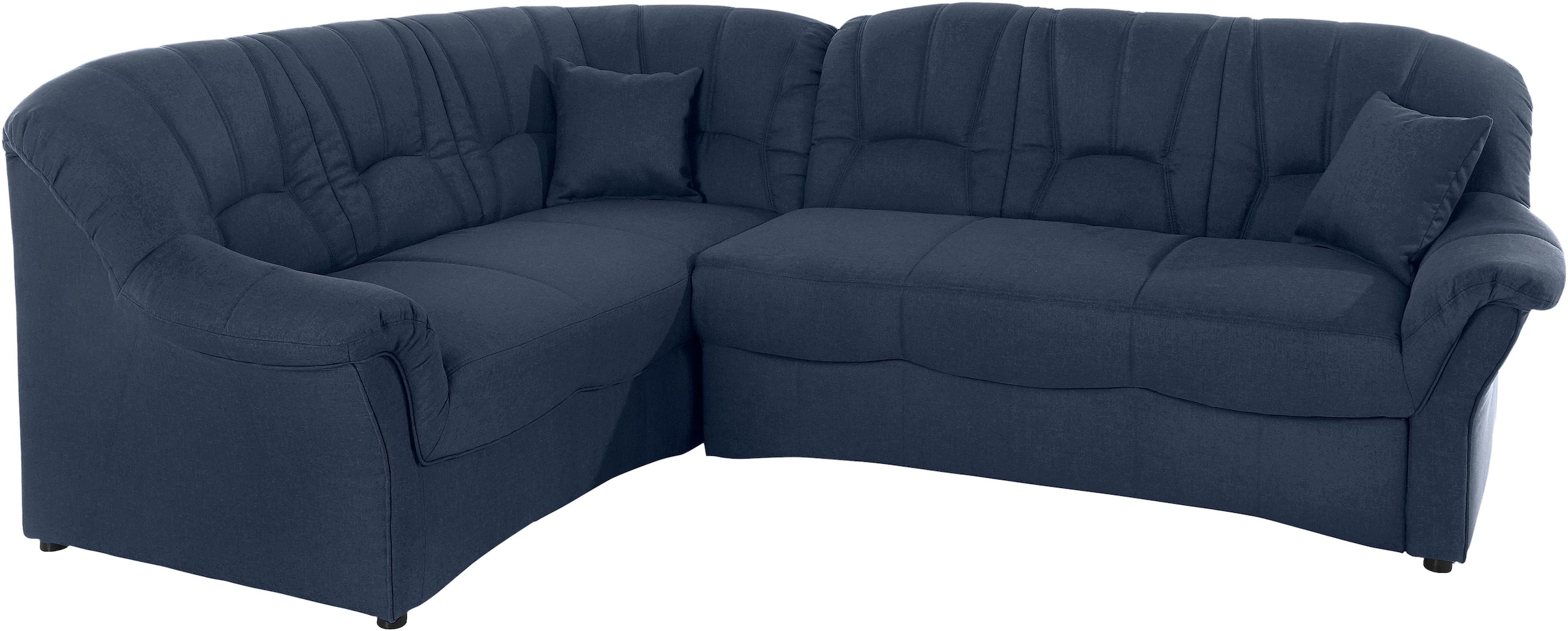 DOMO collection Ecksofa »Bahia, zeitlos und elegant, bequeme Armlehnen, L-Form« wahlweise mit Bettfunktion