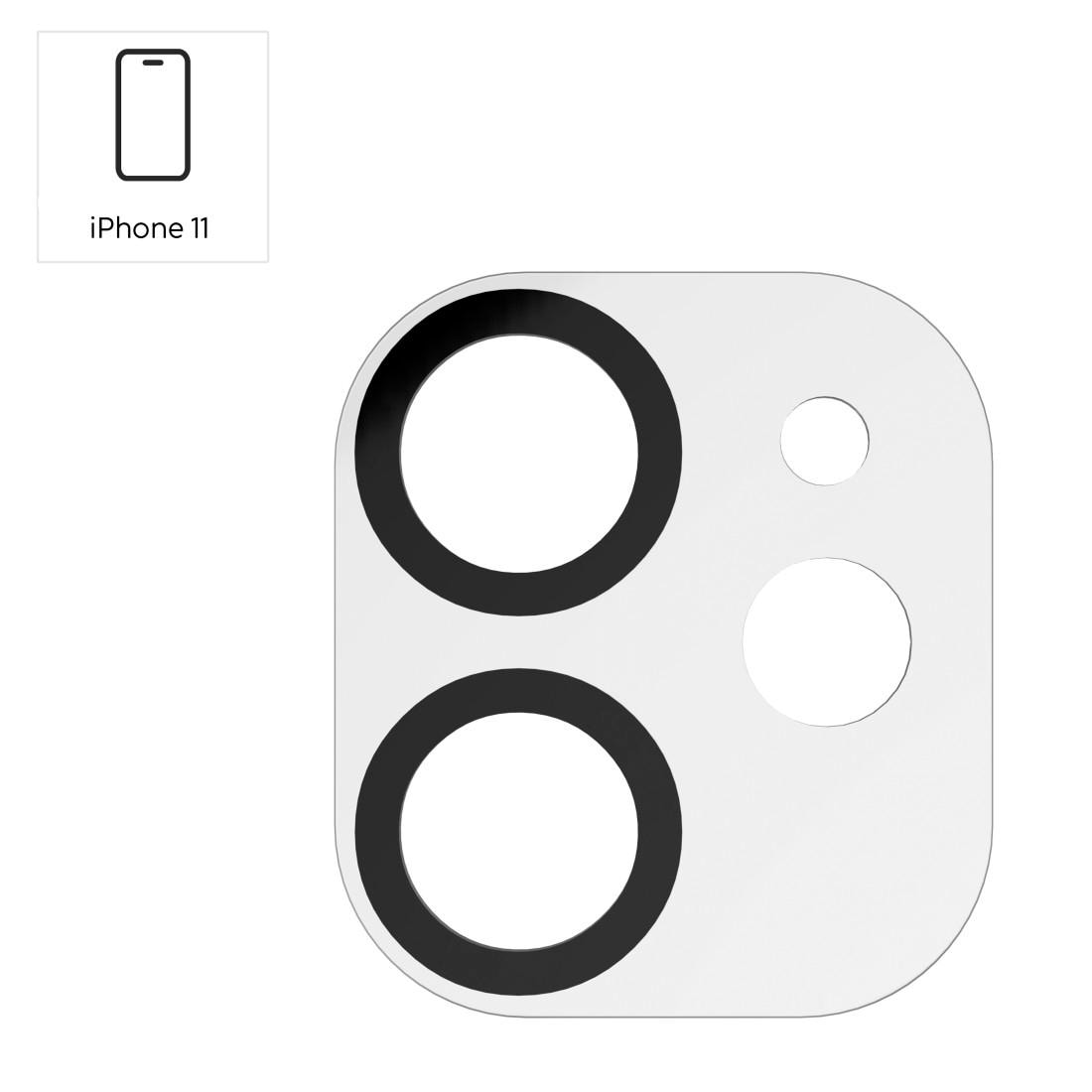 Hama Kameraschutzglas »Kameraschutz für iPhone 11 (Panzerglas Handykamera, 9H)«, für Apple iPhone 11, stoßfest, kratzfest, robust