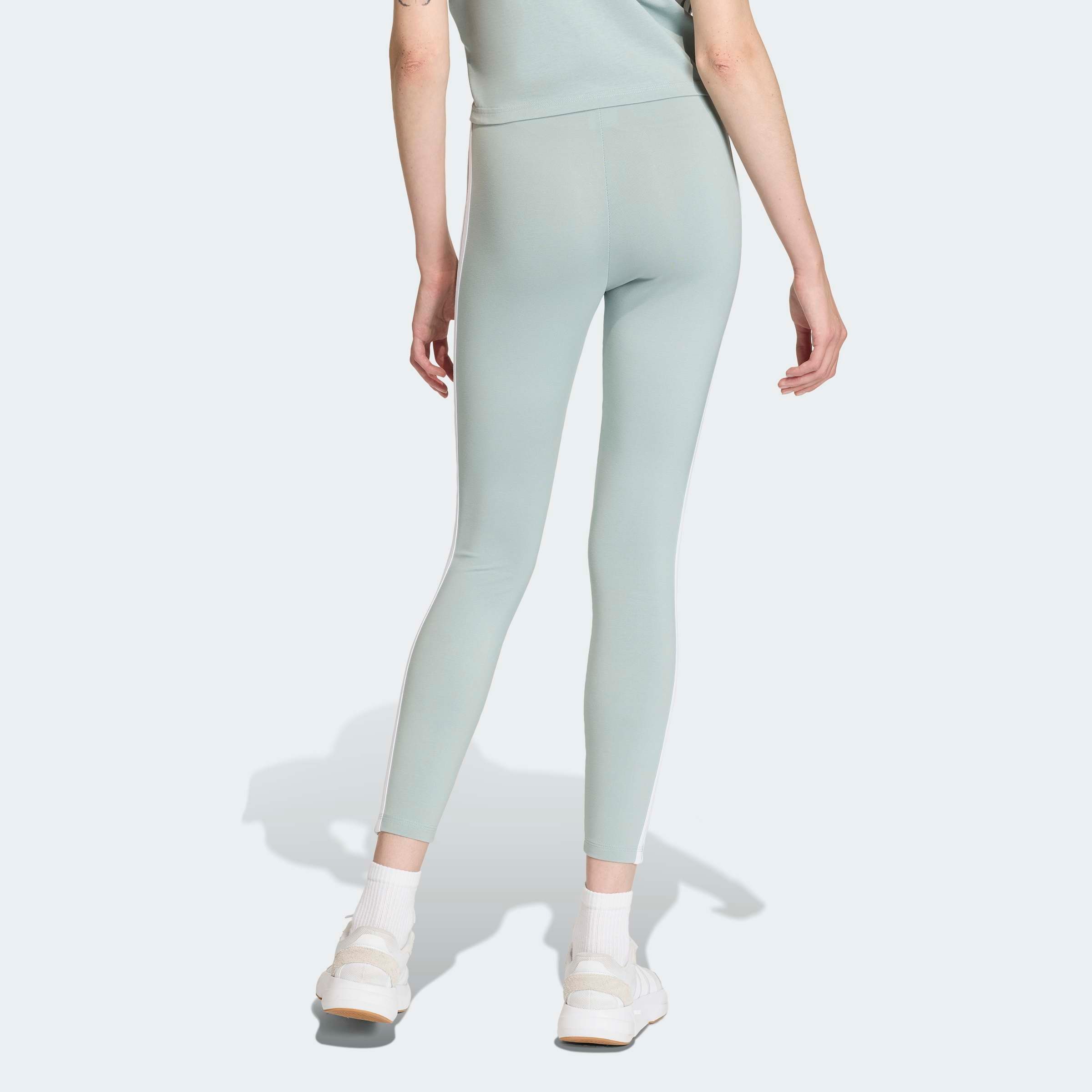 adidas Sportswear Trainingstights »ESSENTIALS 3-STREIFEN COTTON«  sportlicher Look mit 3-Streifen, aus Baumwolle und Elasthan