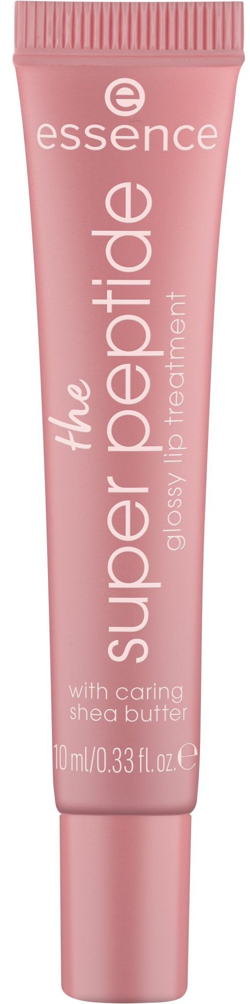 Essence Lippenbalsam »the super peptide glossy lip treatment« mit milchig glänzender Textur
