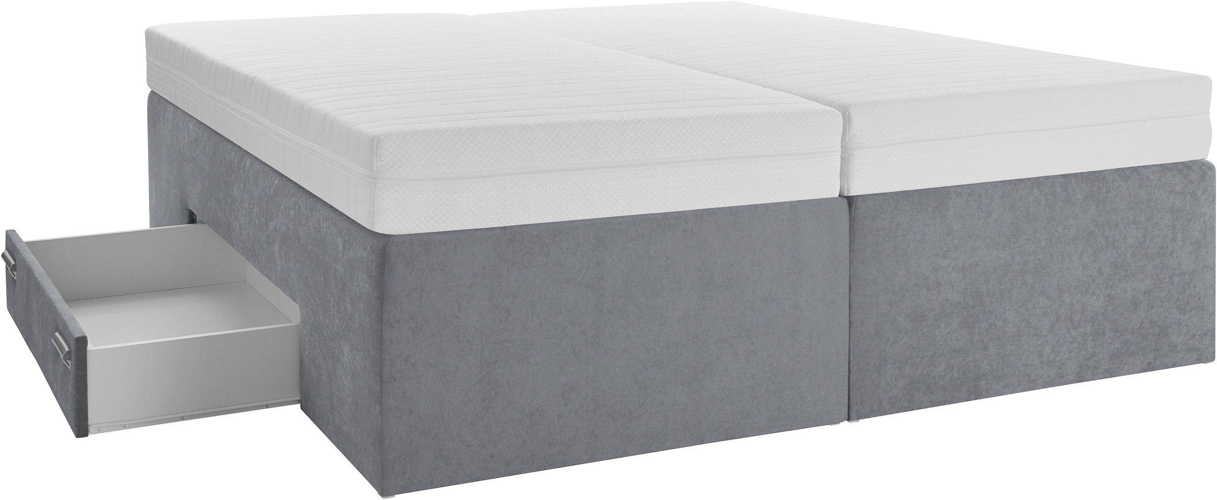 Westfalia Schlafkomfort Boxspringbett, mit integrierter Schublade, frei im Raum stellbar