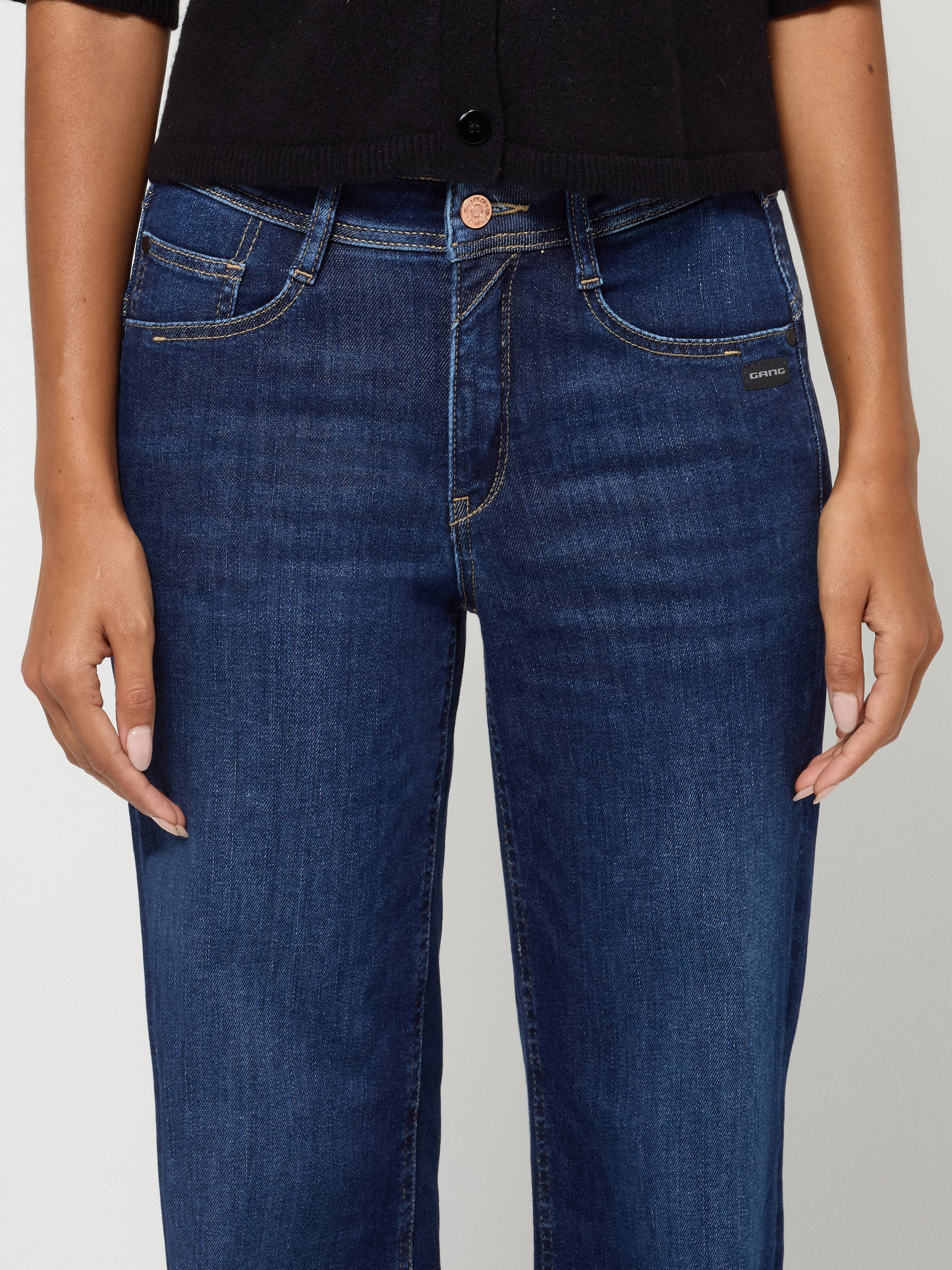 GANG Weite Jeans »94AMELIE WIDE« im Cargo Style