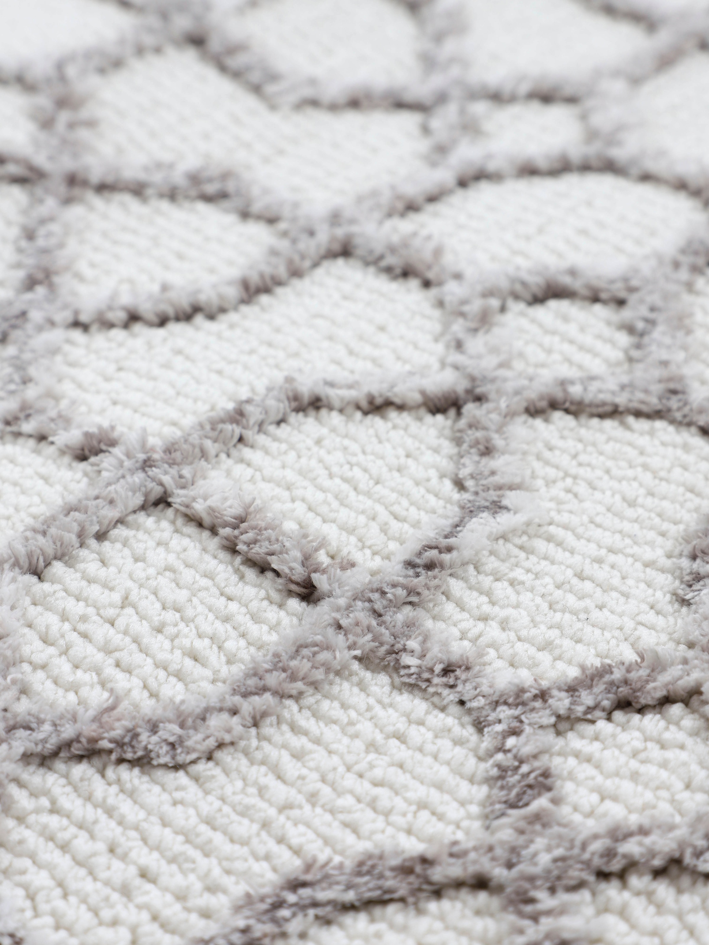 carpetfine Teppich »Holly 3«, rechteckig, 12 mm Höhe, geometrisches Design, Hoch-Tief Struktur, Wohnzimmer