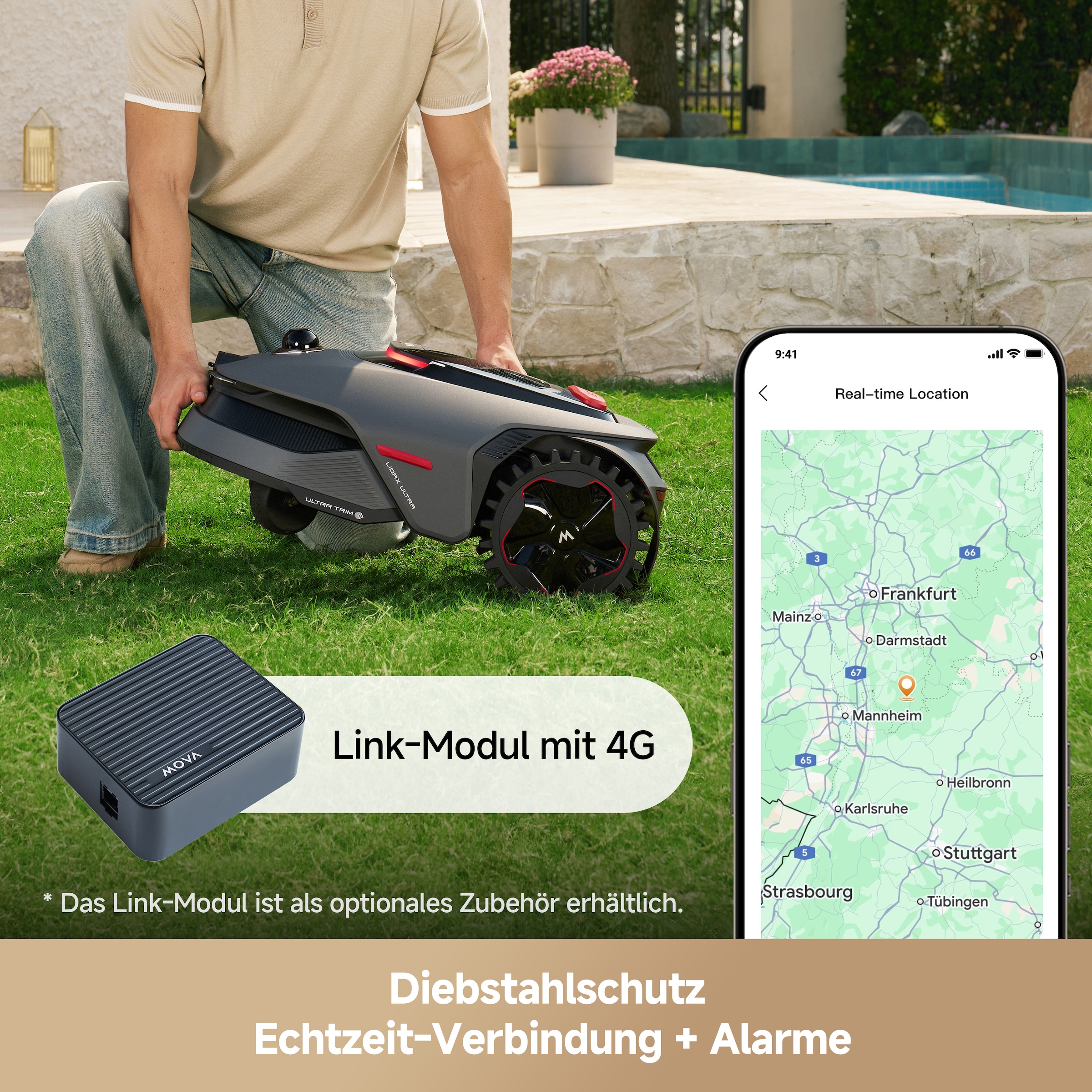 Mova Rasenmähroboter »Lidax Ultra 1200«