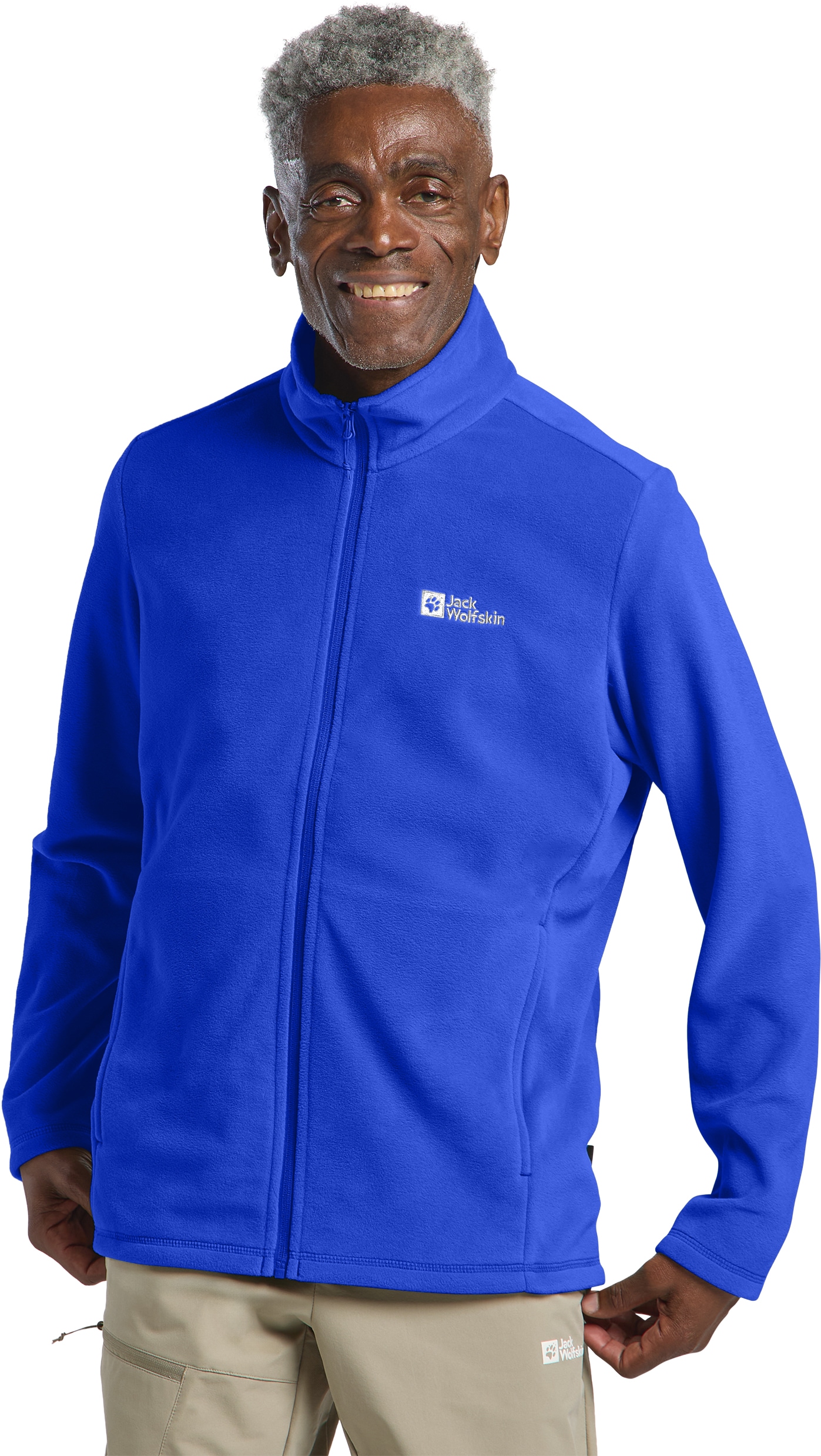 Jack Wolfskin Fleecejacke »TAUNUS FZ M«, leichter, dehnbarer, atmungsaktiver Midlayer