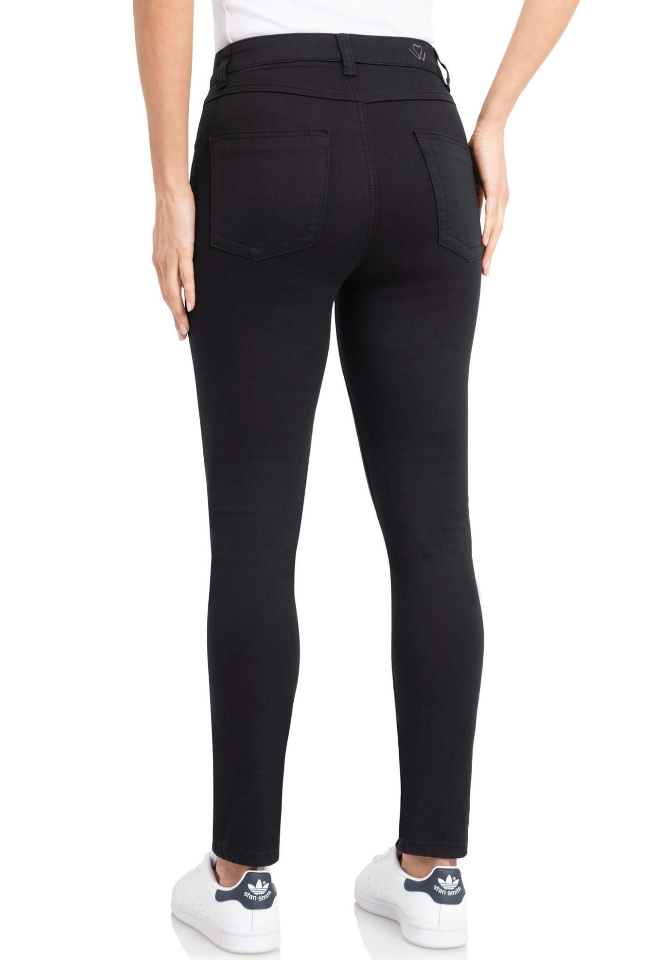 wonderjeans High-waist-Jeans, Hoch geschnitten mit leicht verkürztem Bein