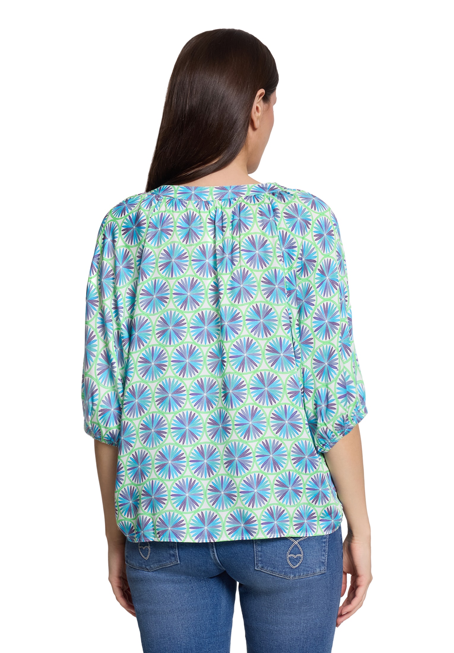 Cartoon Klassische Bluse »Casual-Bluse mit Raffung«
