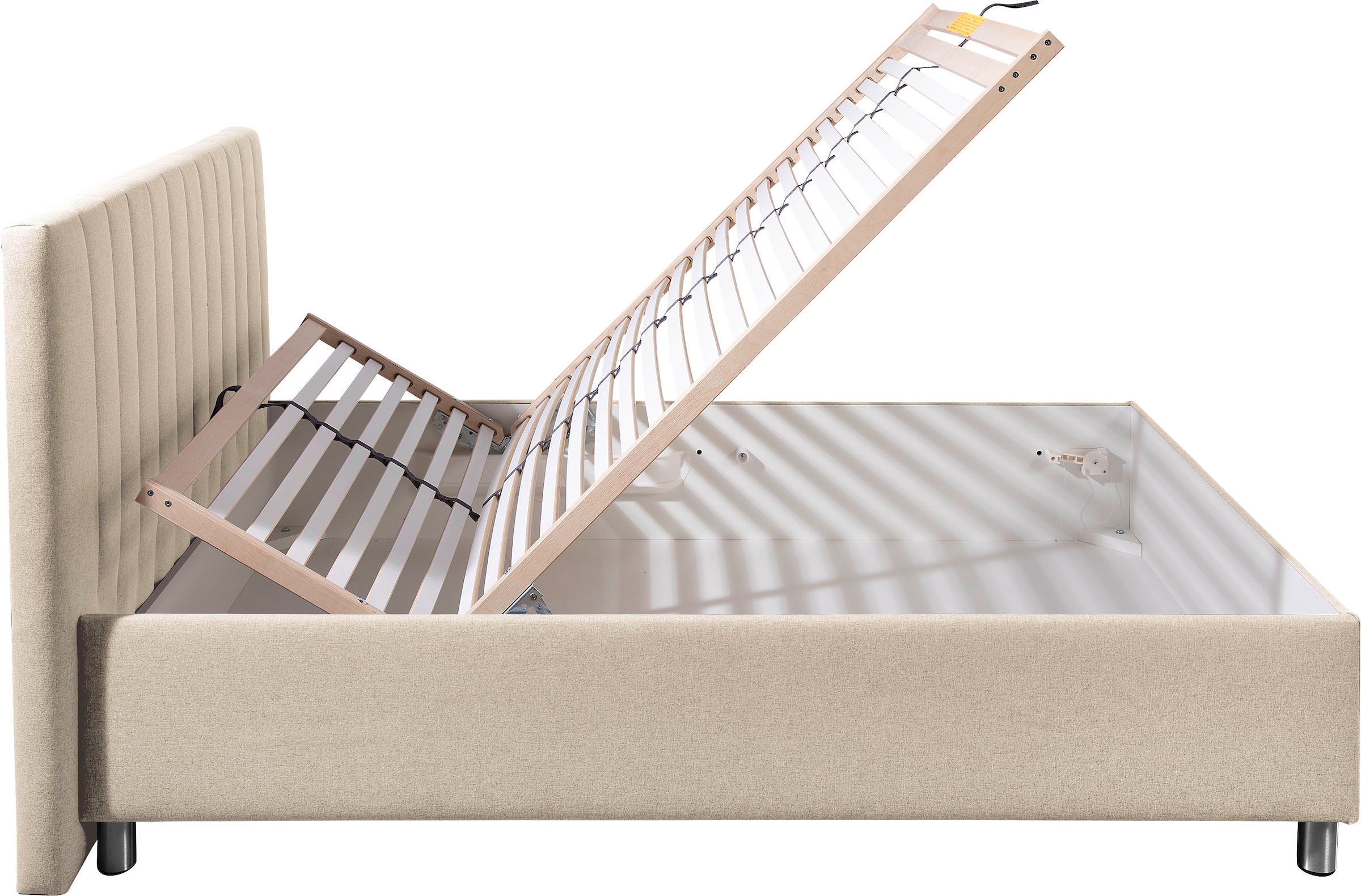 Maintal Polsterbett »Kieferwald« mit Bettkasten, wahlweise mit Bonnell- oder Taschenfederkern Matrazte