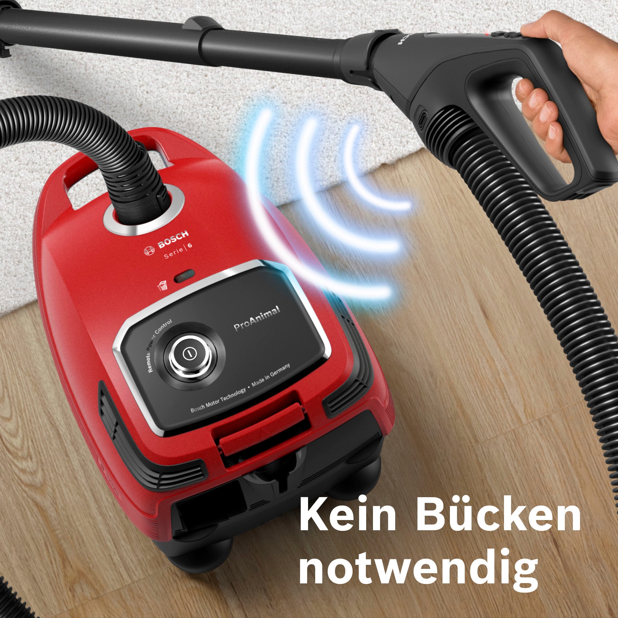 BOSCH Bodenstaubsauger »ProAnimal Serie 6, BGL6TPET«, 700 W, mit Beutel, Ideal für Haustierbesitzer