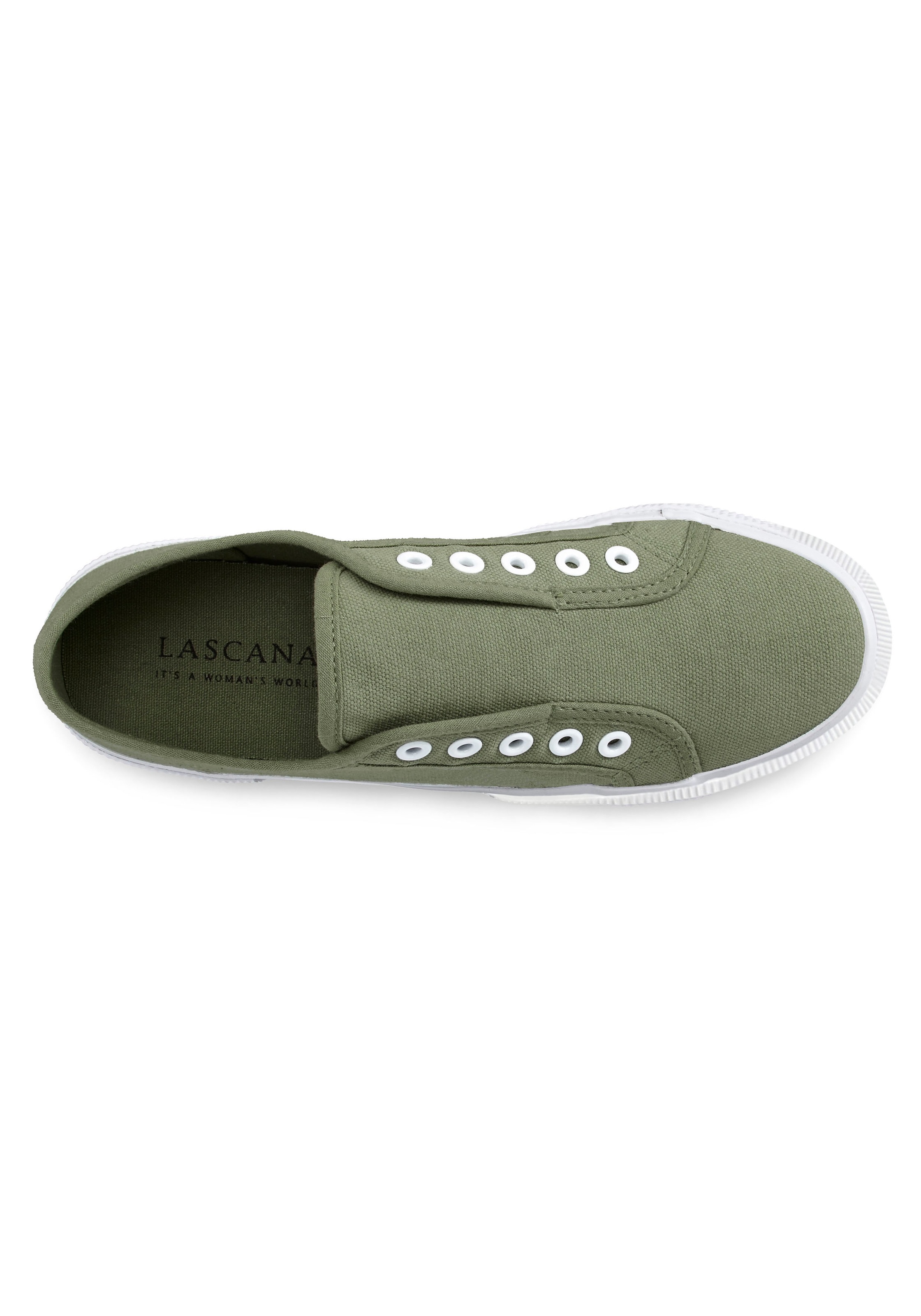 LASCANA Sneaker, Slipper, Halbschuh bequem zum Reinschlüpfen VEGAN