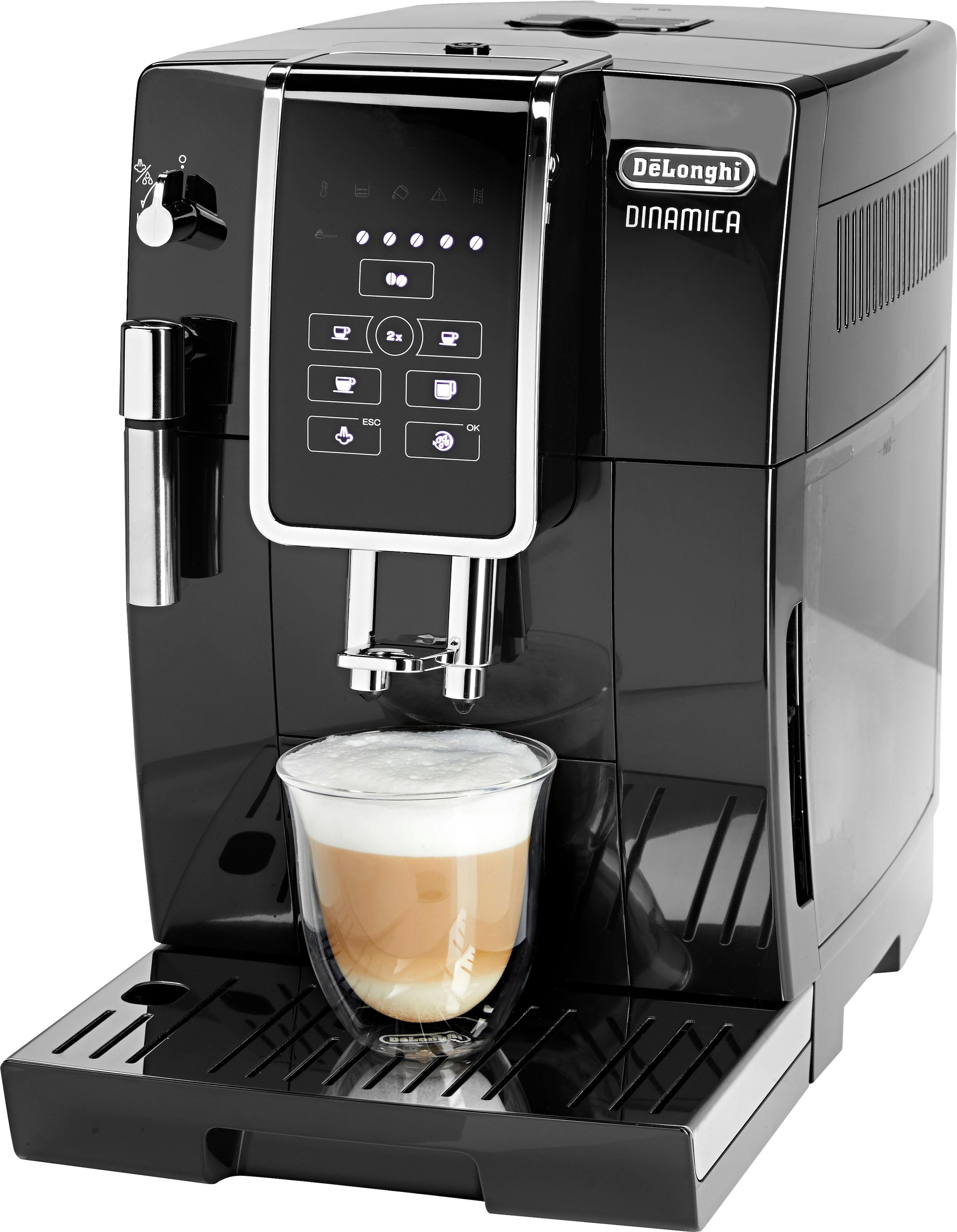 De'Longhi Kaffeevollautomat »Dinamica ECAM 358.15.B«, Sensor-Bedienfeld mit beleuchteten...