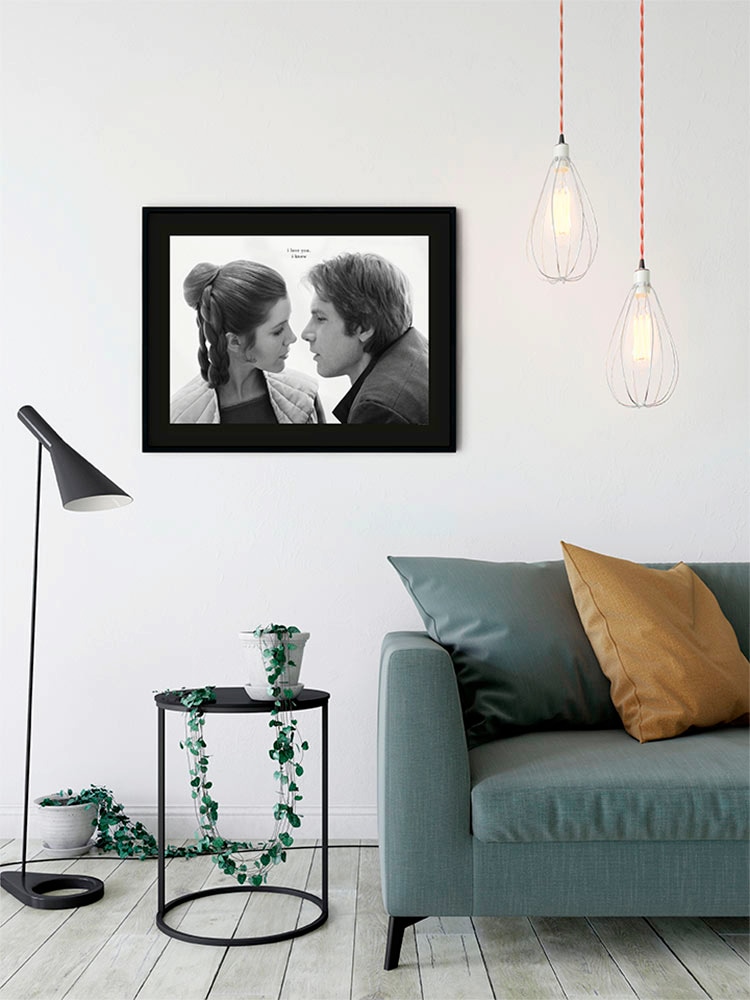 Komar Bild »Star Wars Classic Leia Han Love« Star Wars 1 Stk. tlg. Wandbild zur Dekoration im Kinderzimmer - ohne Rahmen