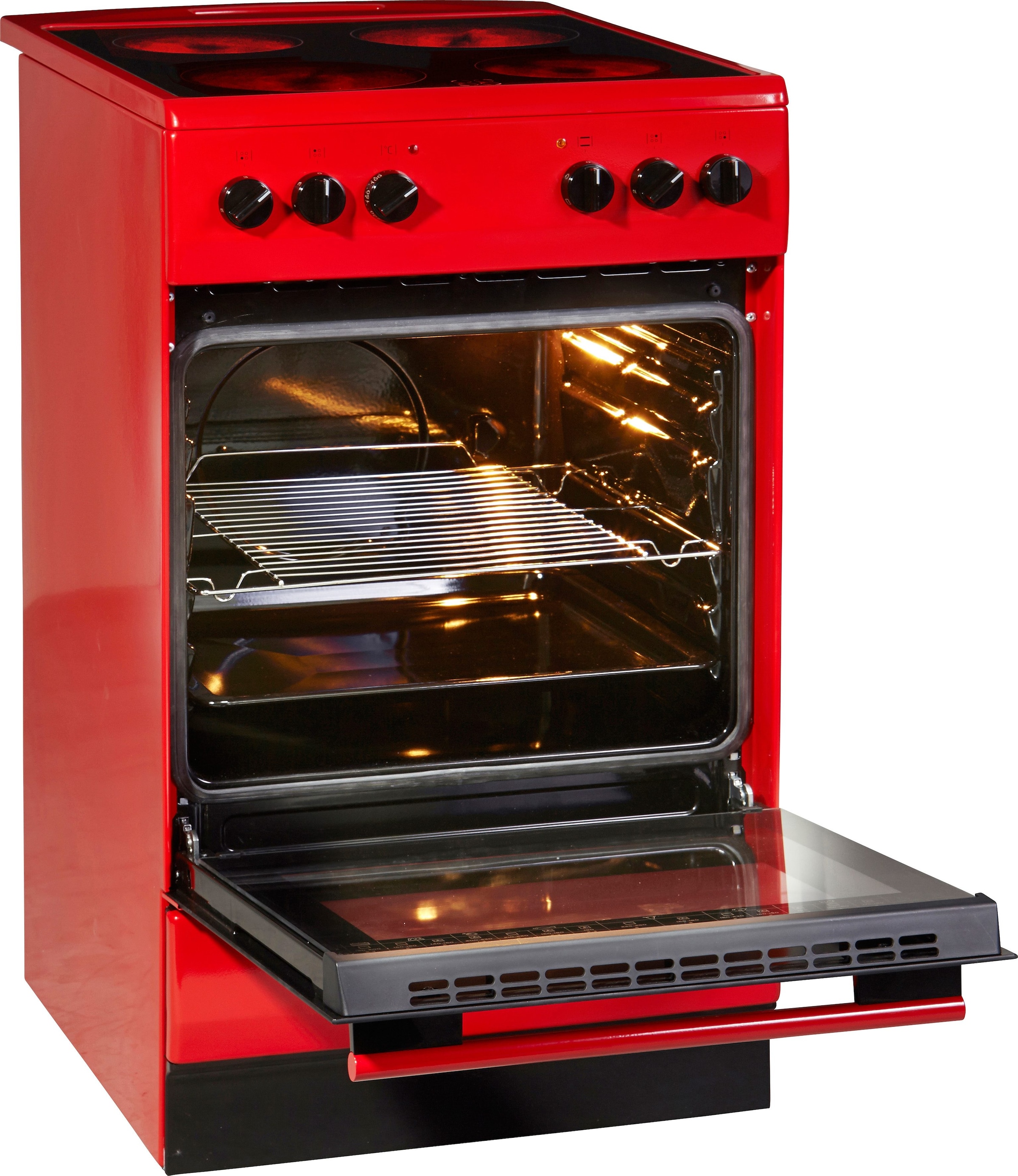Amica Elektro-Standherd »SHC 11506 R«, Steam Clean, Reinigt den Ofen mittels Dampf, ohne Chemie