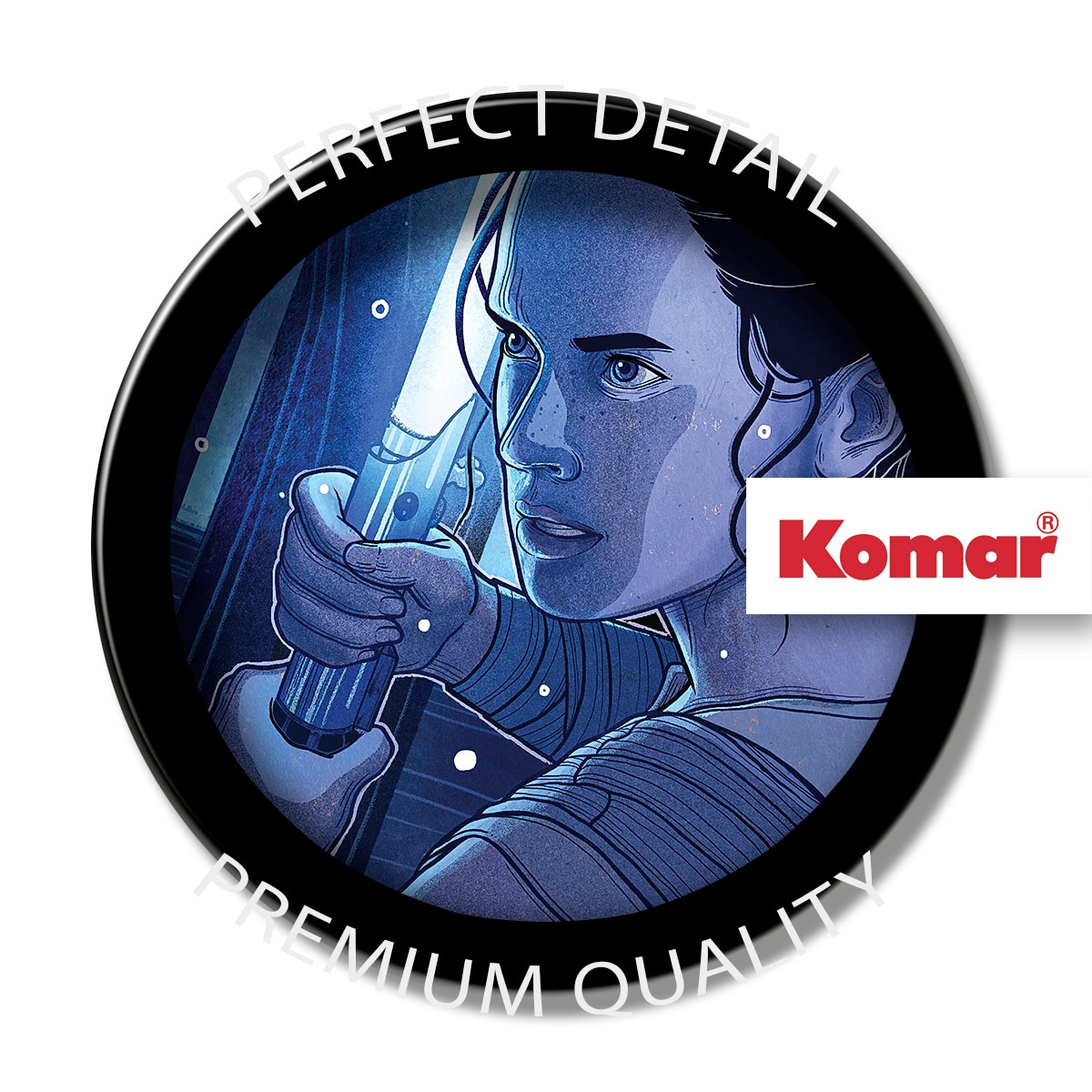 Komar Wandbild »Star Wars Jedimaster Rey«, Disney, (Set, 1 St.), 50 x 70 cm (Breite x Höhe) - Kinderzimmer, Dekoration