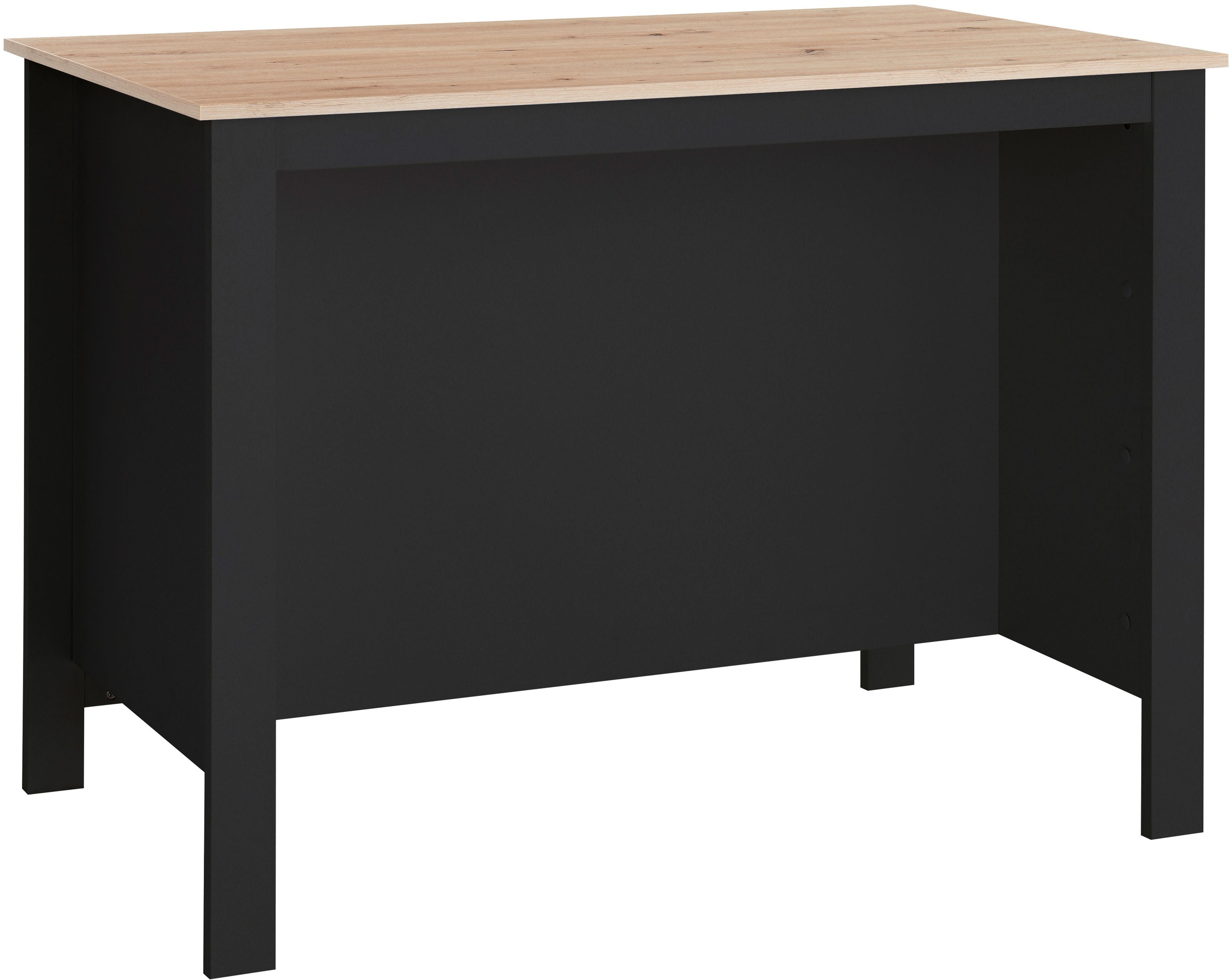 BASIC by Balculina Kücheninsel »Sugar Kücheninsel, Kücheninsel BxHxT 124x90x75«, Breite 124 cm, Melaminbeschichtung, 4 offene Fächer