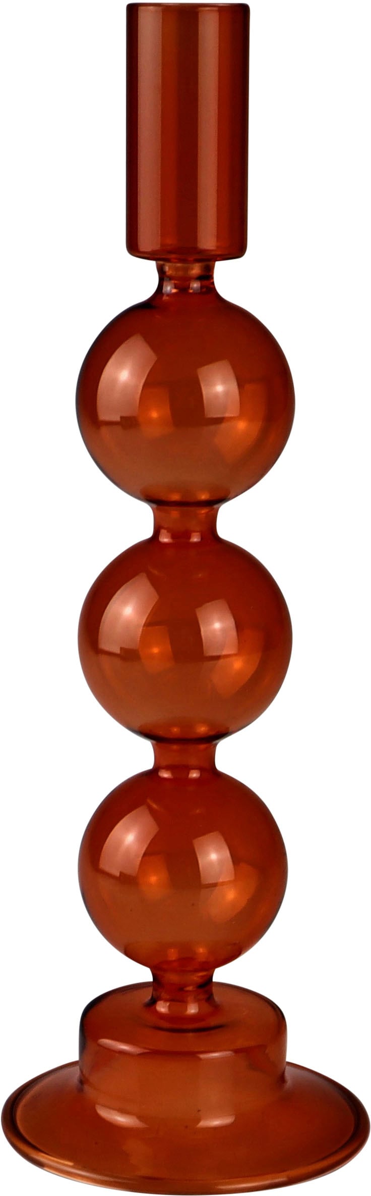AM Design Kerzenleuchter »Stabkerzenhalter aus Glas«, (Set, 2 St.), Höhe ca.  26 cm auf Rechnung kaufen