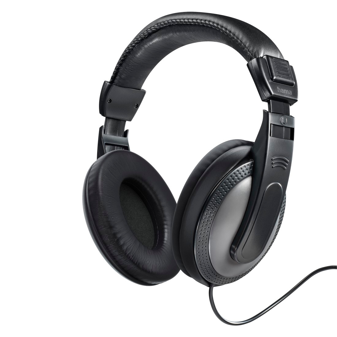 Hama Over-Ear-Kopfhörer »Fernsehkopfhörer Kabel Jahre | schwarz, Garantie 6m ➥ einseitiges 3 Klinke«, Over-Ear Geräuschisolierung UNIVERSAL XXL langes