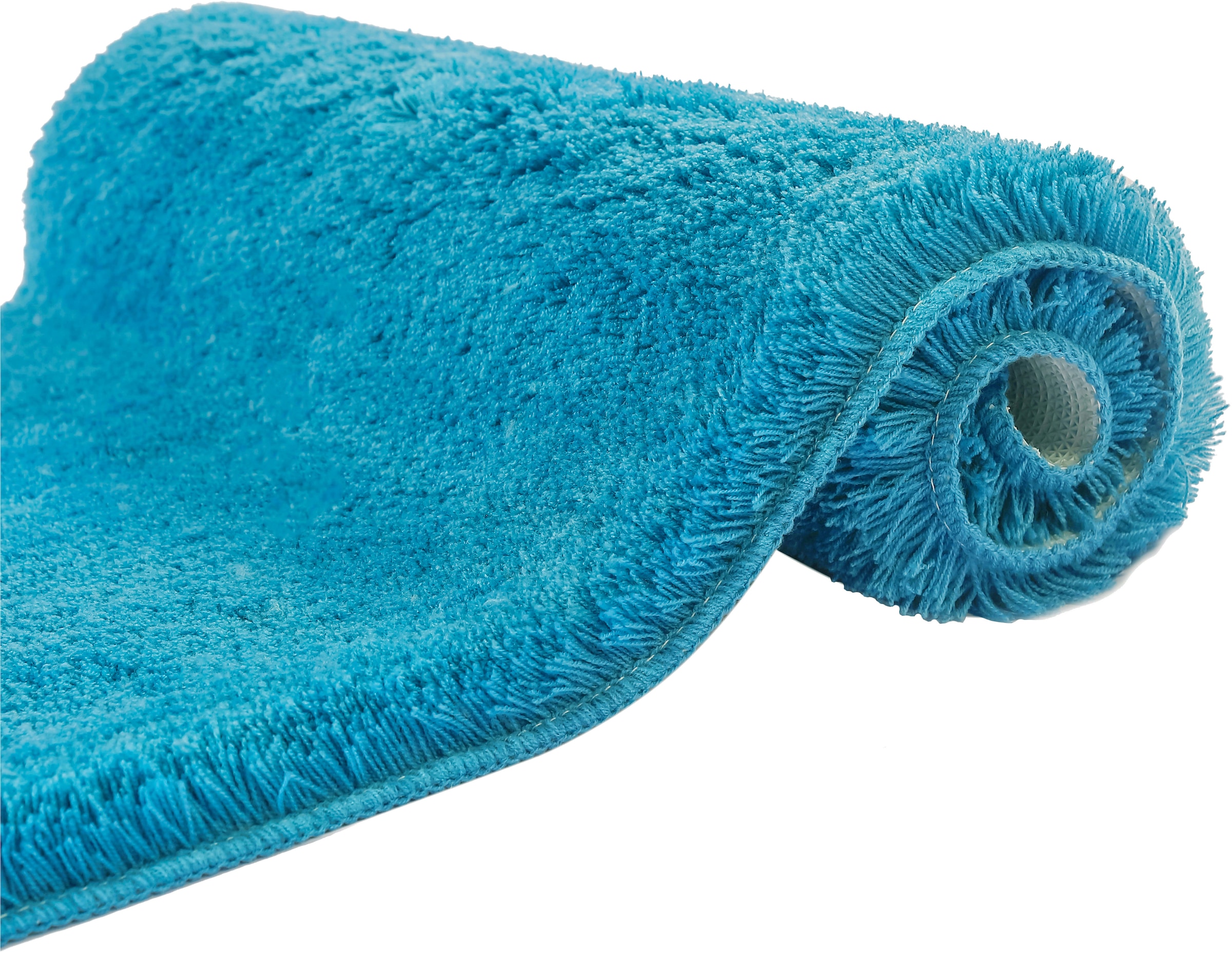 my home Badematte »Merida, Badvorleger, Badezimmer Teppich« Höhe 32 mm rutschhemmend beschichtet fußbodenheizungsgeeignet | schnell trocknend | strapazierfähig Badteppich, Uni Farben, rechteckig, rund & als 2-tlg. Set erhältlich