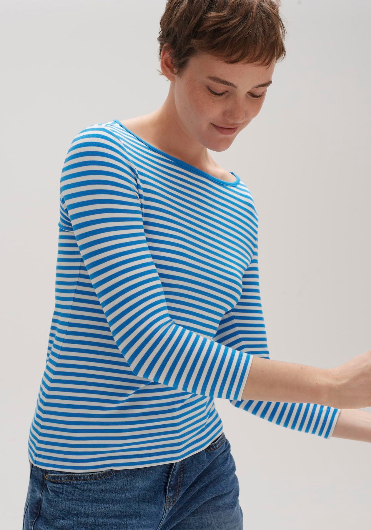OPUS 3/4-Arm-Shirt, mit U-Boot-Ausschnitt kaufen